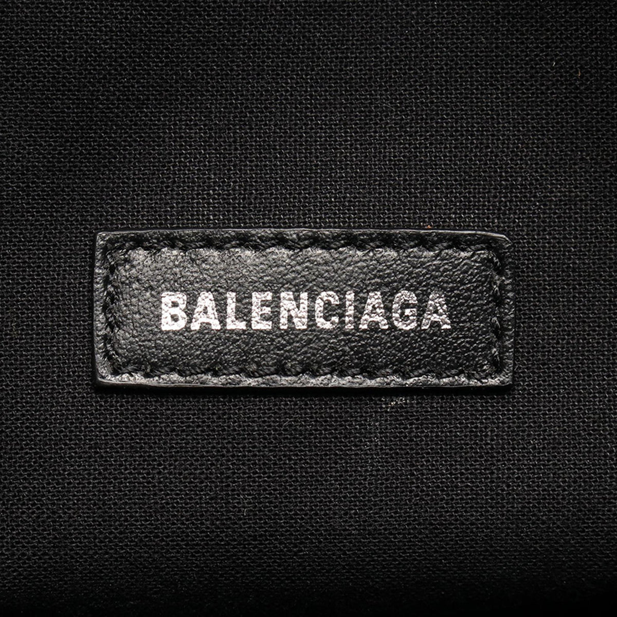Balenciaga Wave Tote Canvas Satchel — White