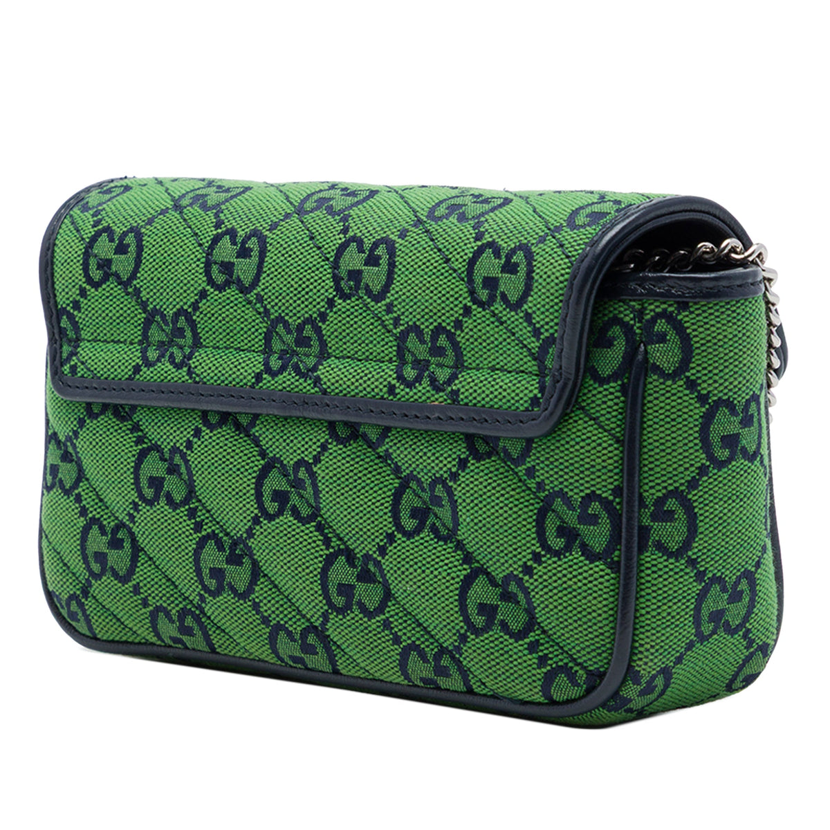 Gucci Mini GG Marmont Matelasse GG Canvas Flap Crossbody