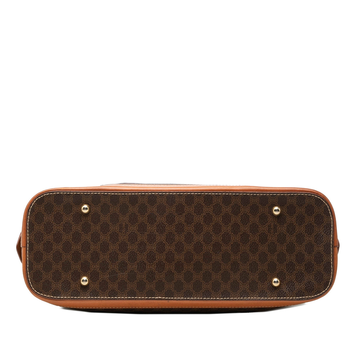Celine Macadam Coated Canvas Handbag