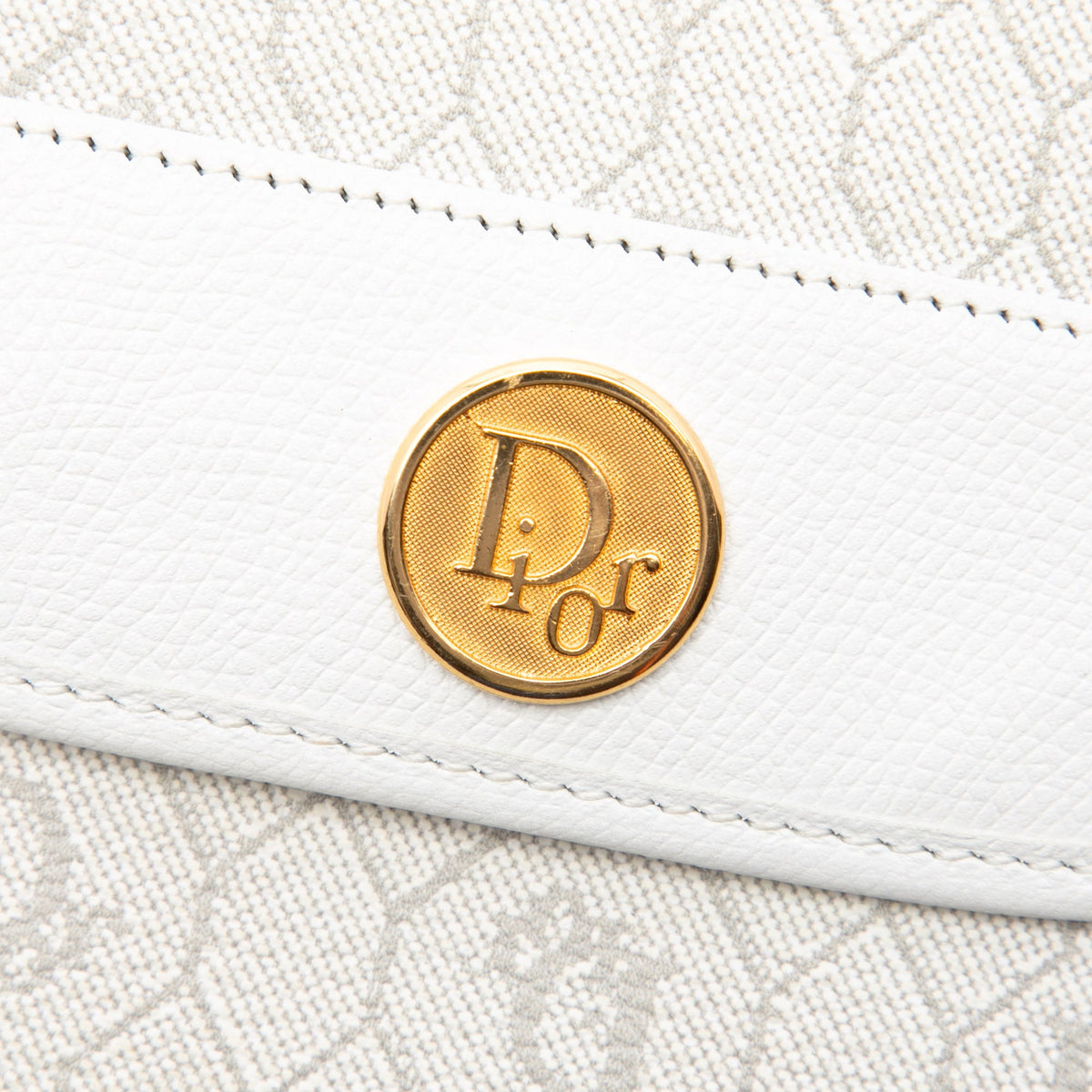Dior Honeycomb Coated Canvas Clutch