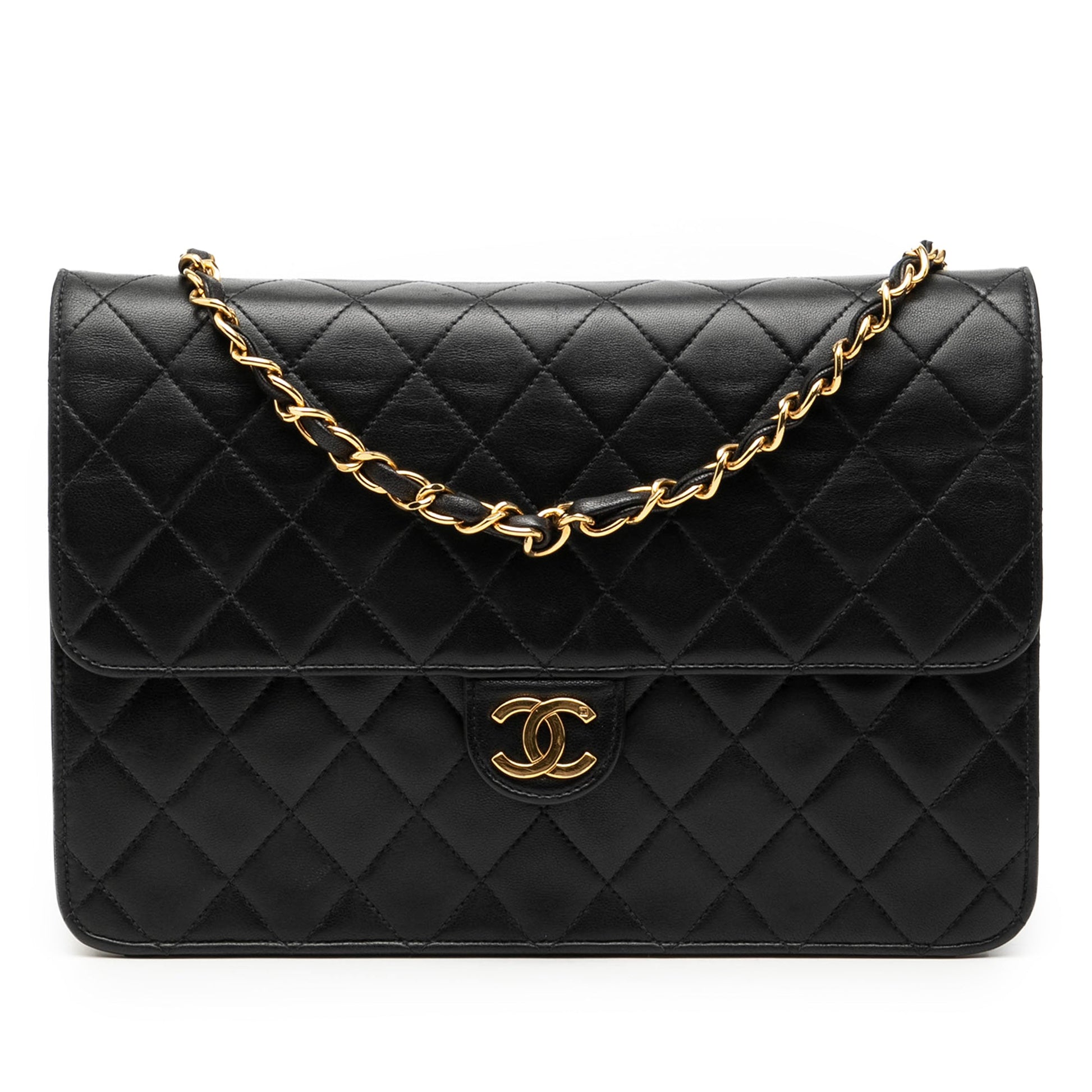 Chanel Medium CC Quilted Lambskin Single Flap