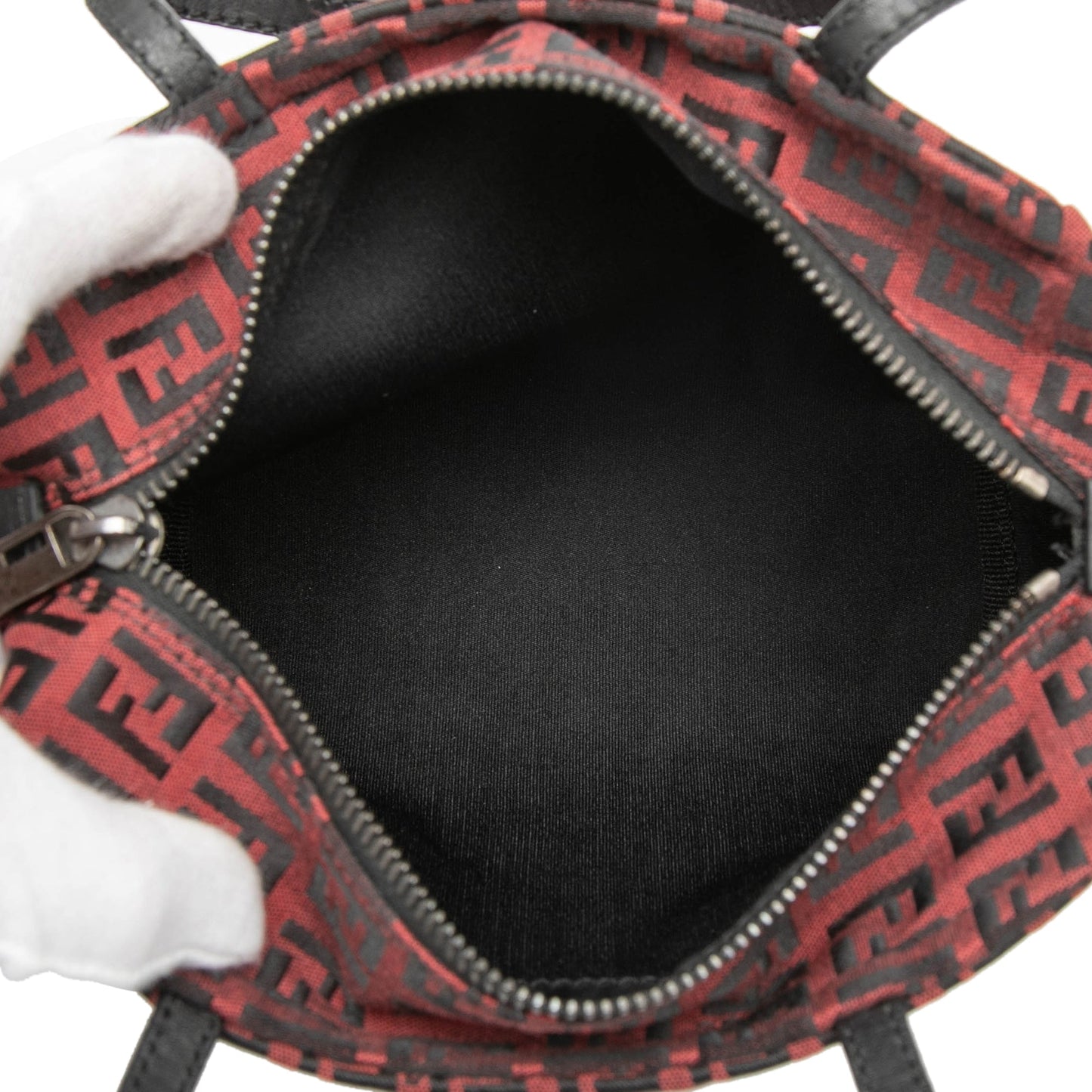 Fendi Mini Zucchino Canvas Handbag