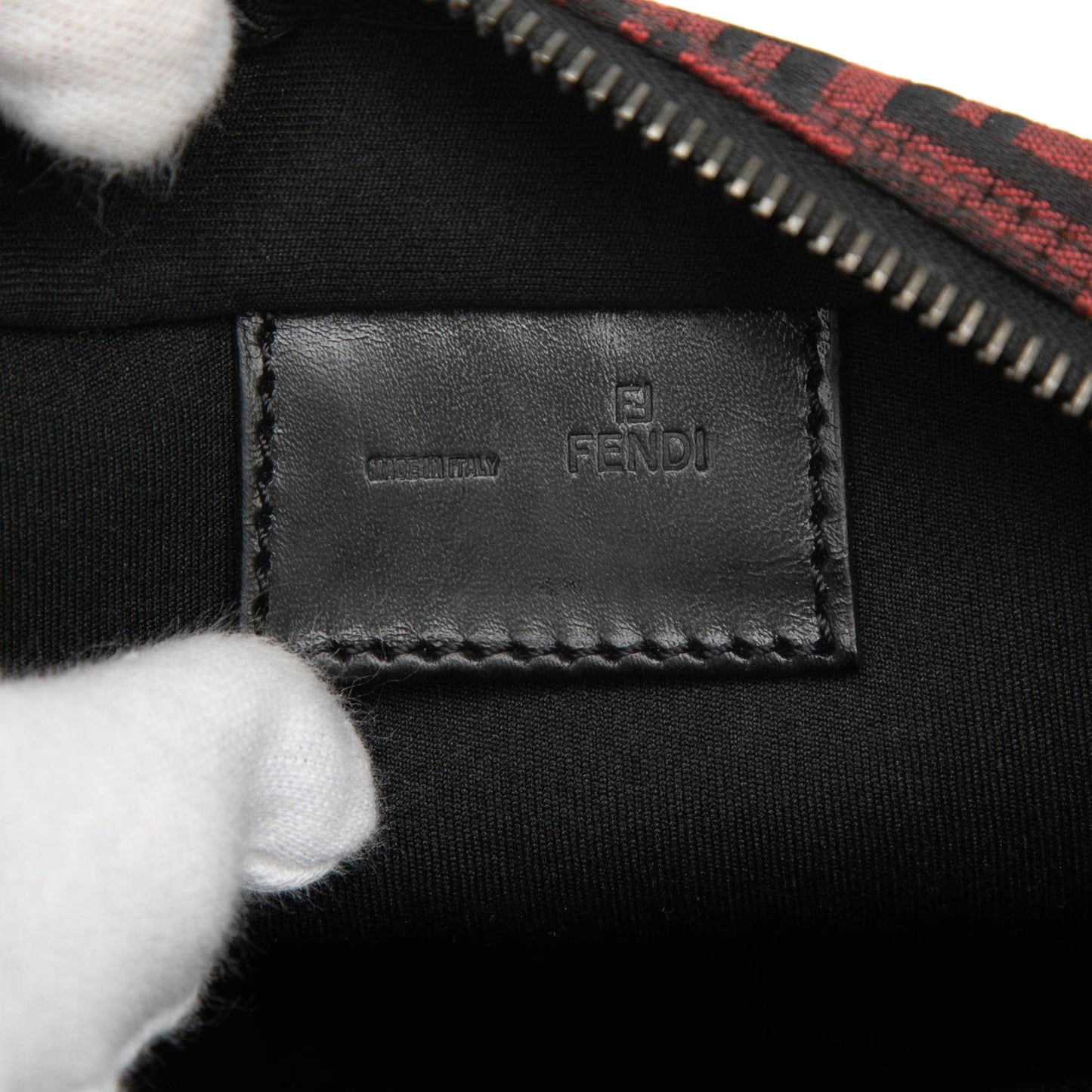 Fendi Mini Zucchino Canvas Handbag