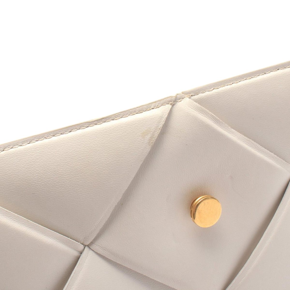 Bottega Veneta Nappa Maxi Intrecciato Padded Top Handle Bag — White