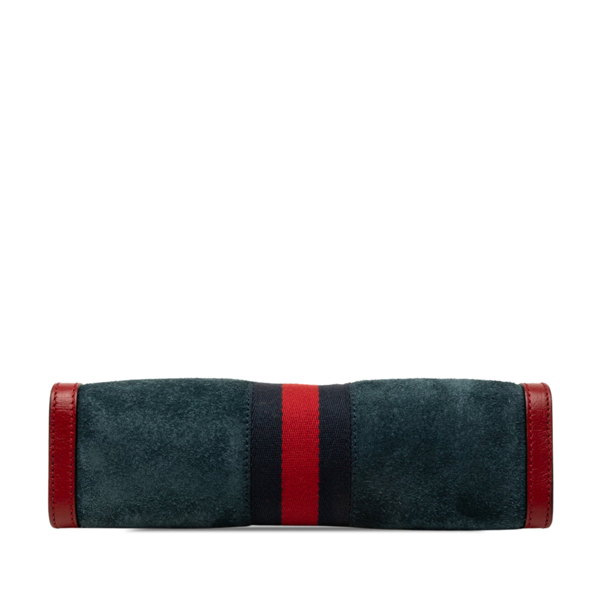 Gucci Small Suede Web Ophidia Chain Crossbody — Blue