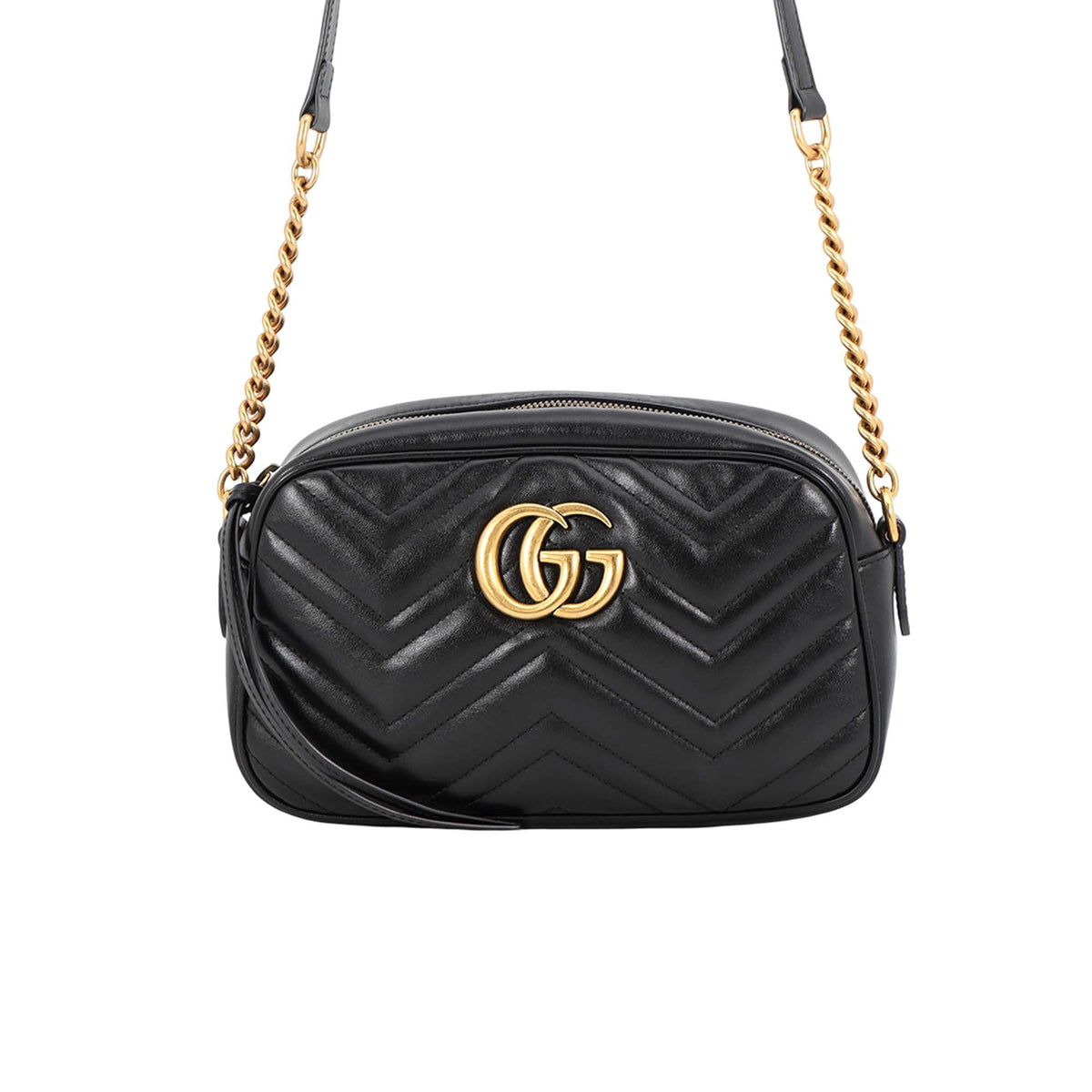 Gucci Small GG Marmont Matelasse Calfskin Crossbody