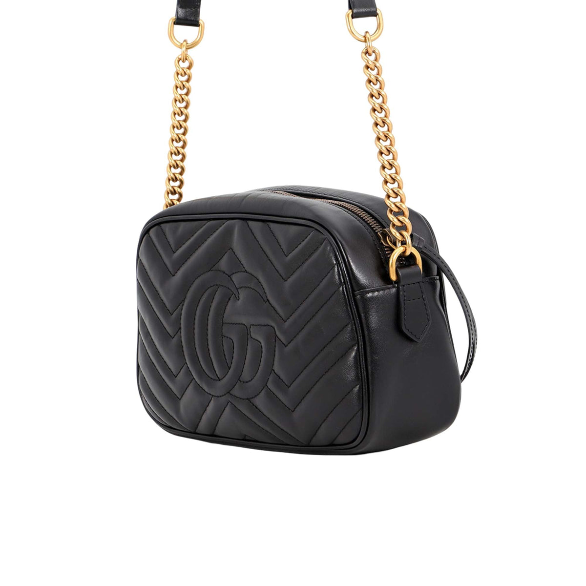 Gucci Small GG Marmont Matelasse Calfskin Crossbody