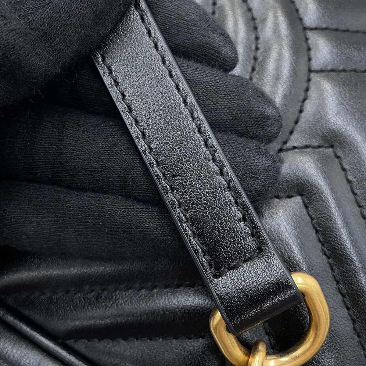 Gucci Small GG Marmont Matelasse Calfskin Crossbody