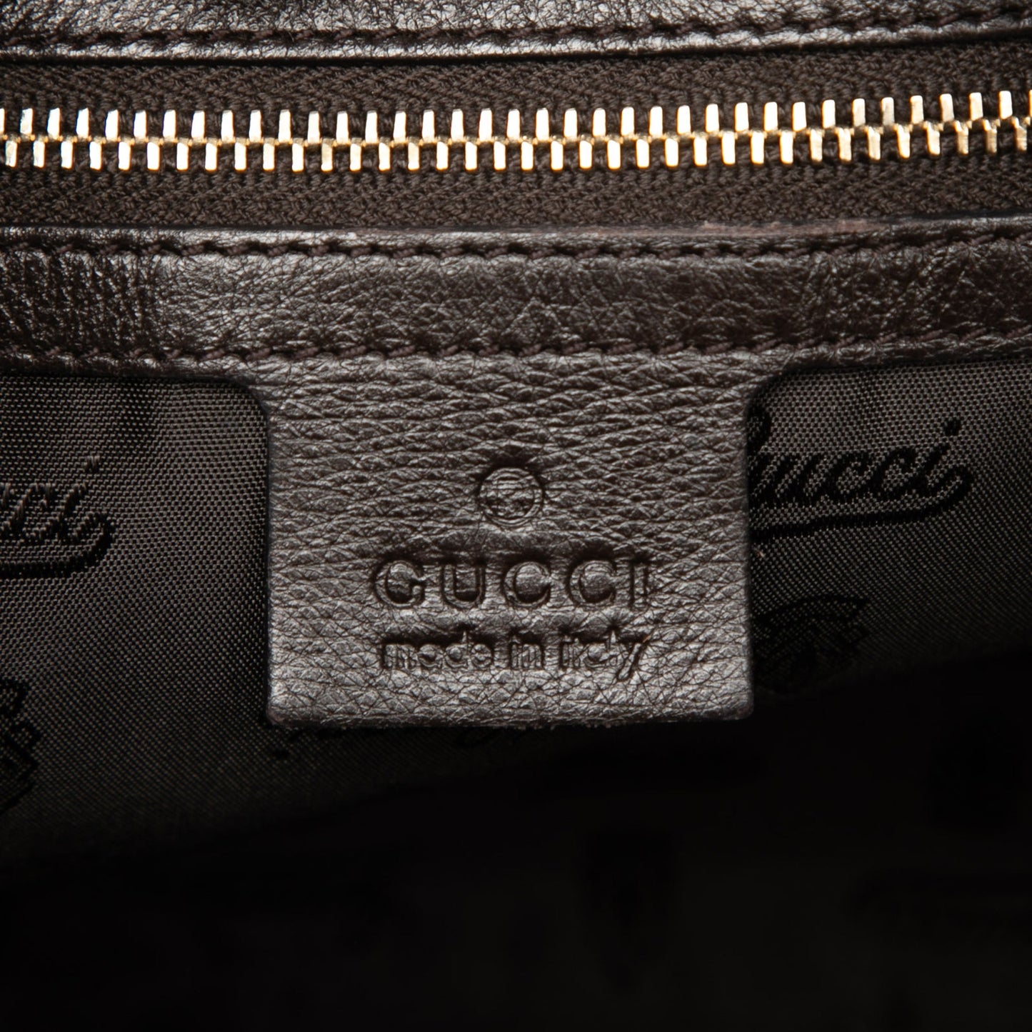 Gucci Guccissima Trimmed Leather Charlotte Crossbody