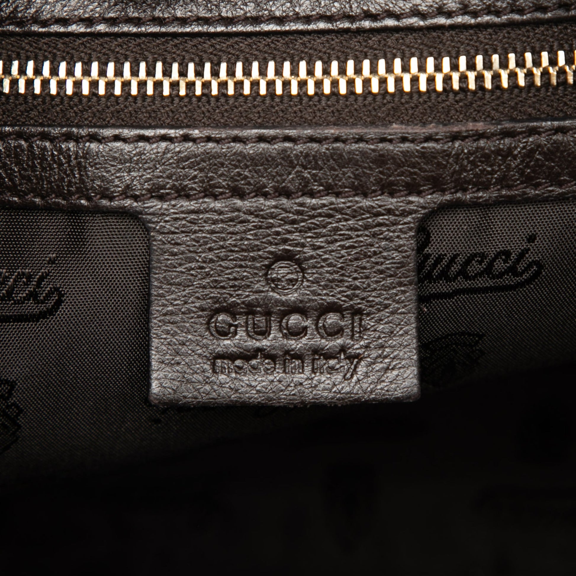 Gucci Guccissima Trimmed Leather Charlotte Crossbody