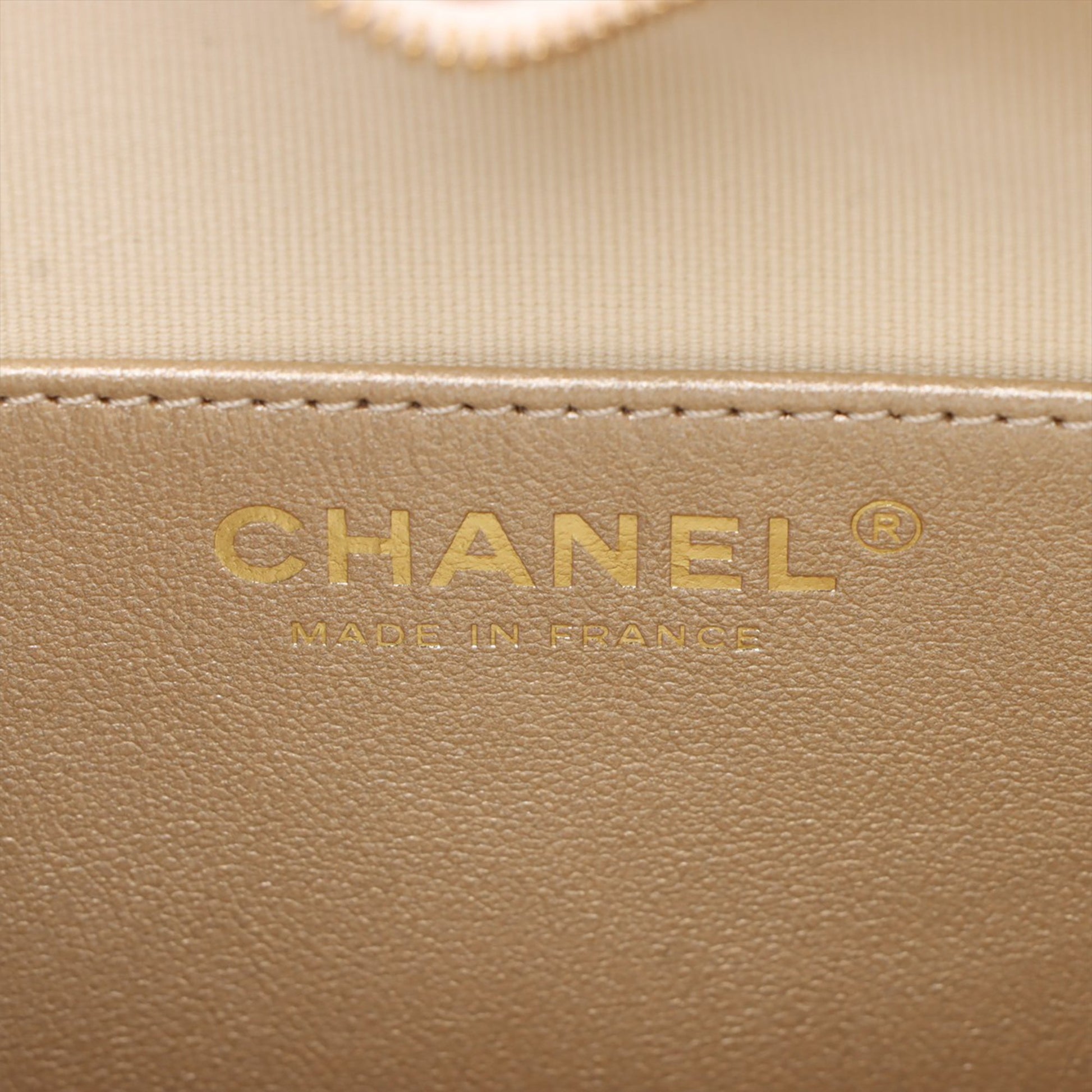 Chanel Metallic Quilted Lambskin CC in Love Heart Crossbody