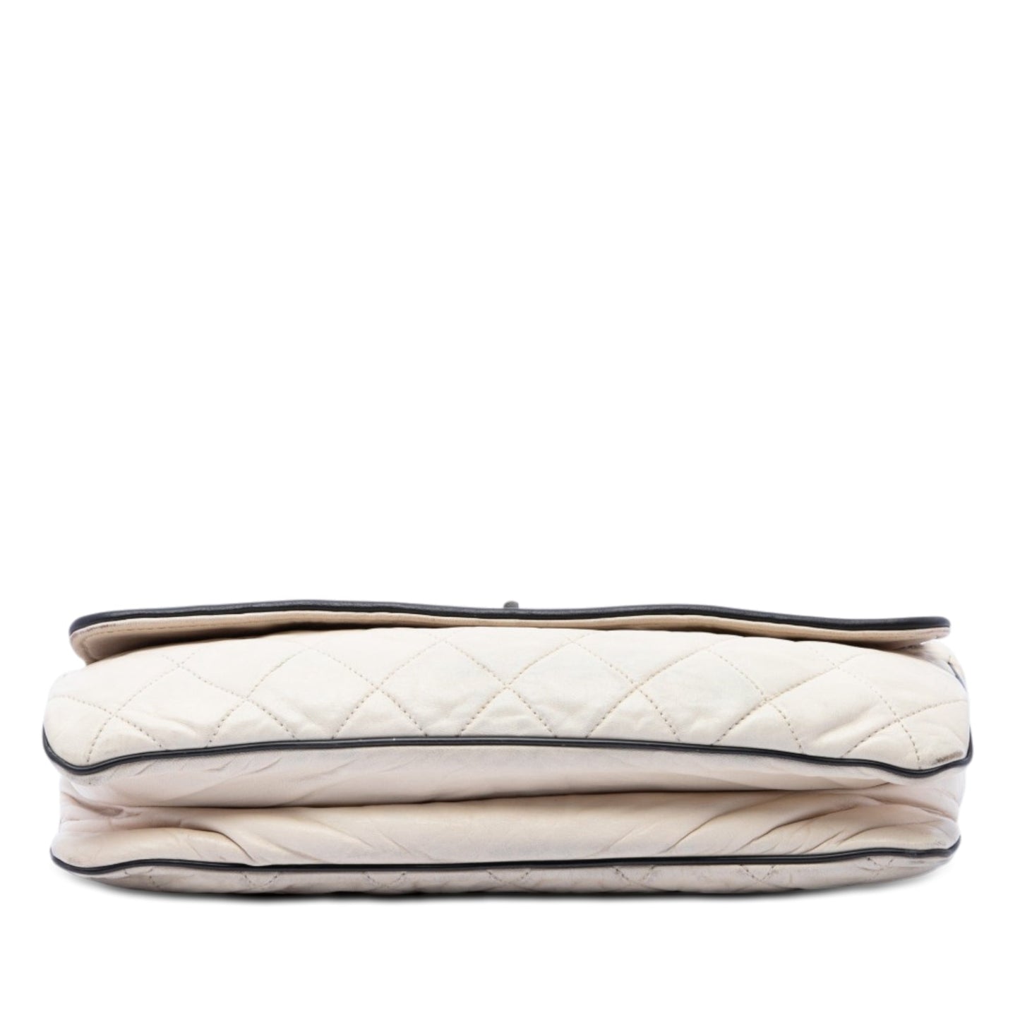 Chanel Quilted Lambskin East West Mademoiselle Flap