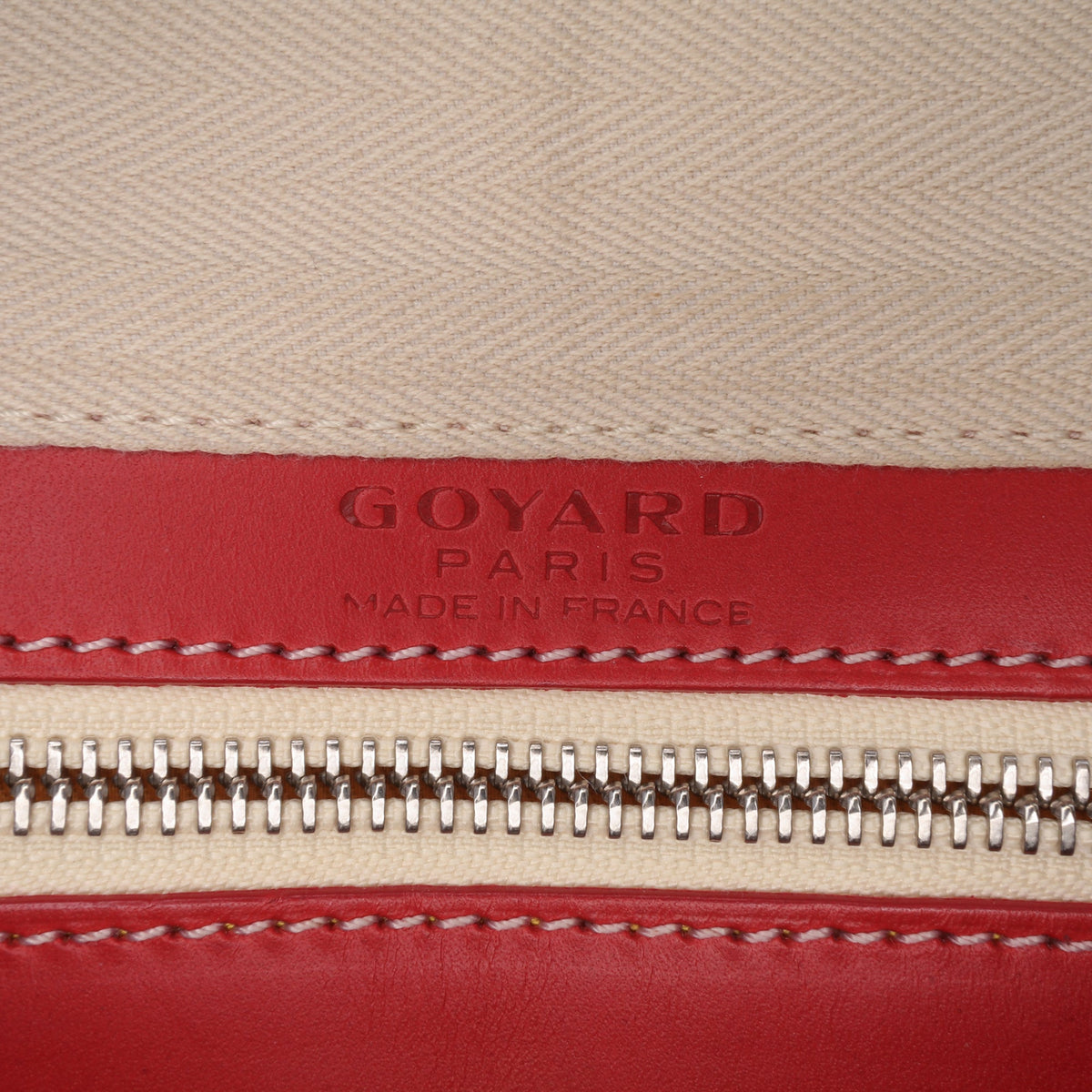 Goyard Goyardine Vendome GM — Red