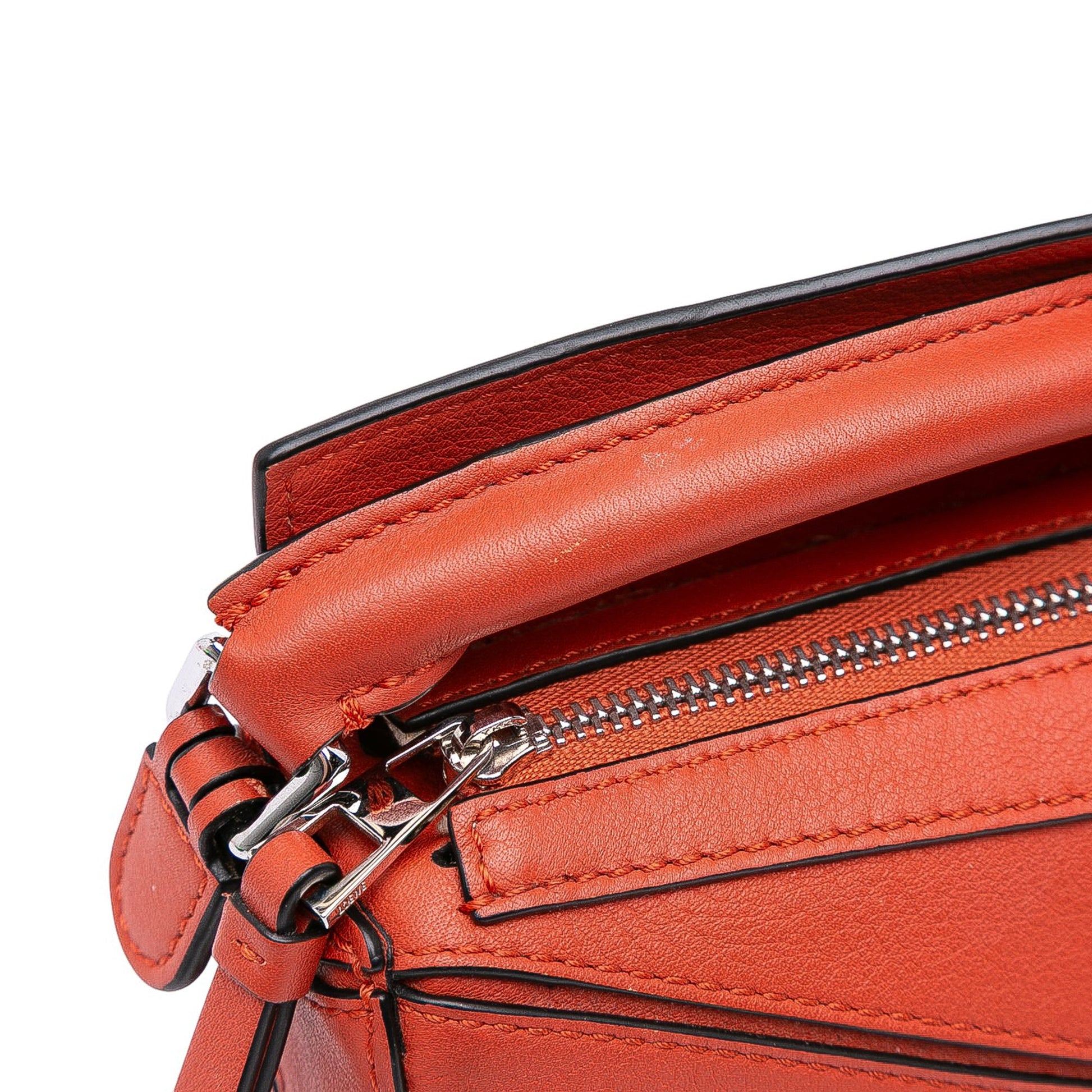 LOEWE Nano Calfskin Puzzle Satchel