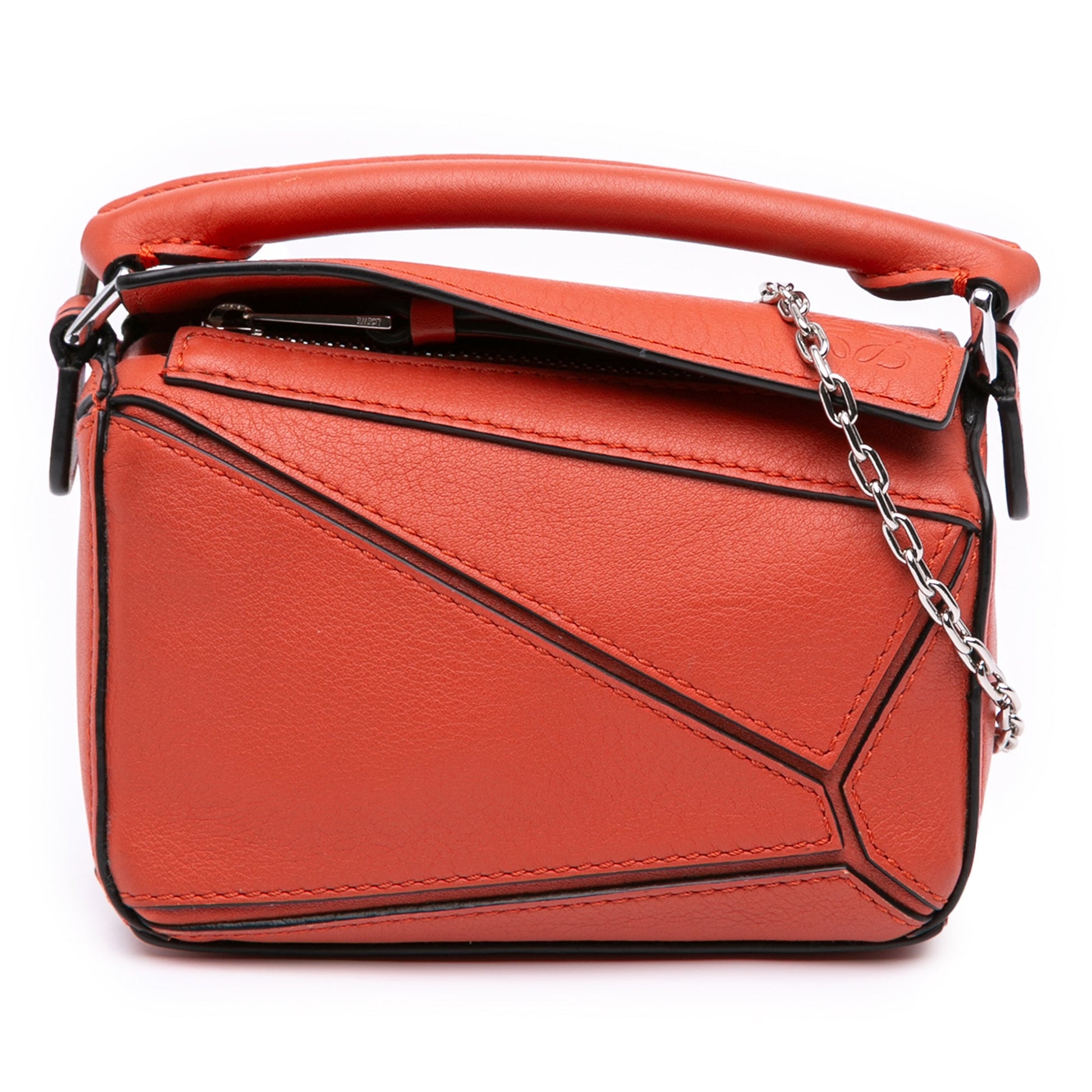 LOEWE Nano Calfskin Puzzle Satchel