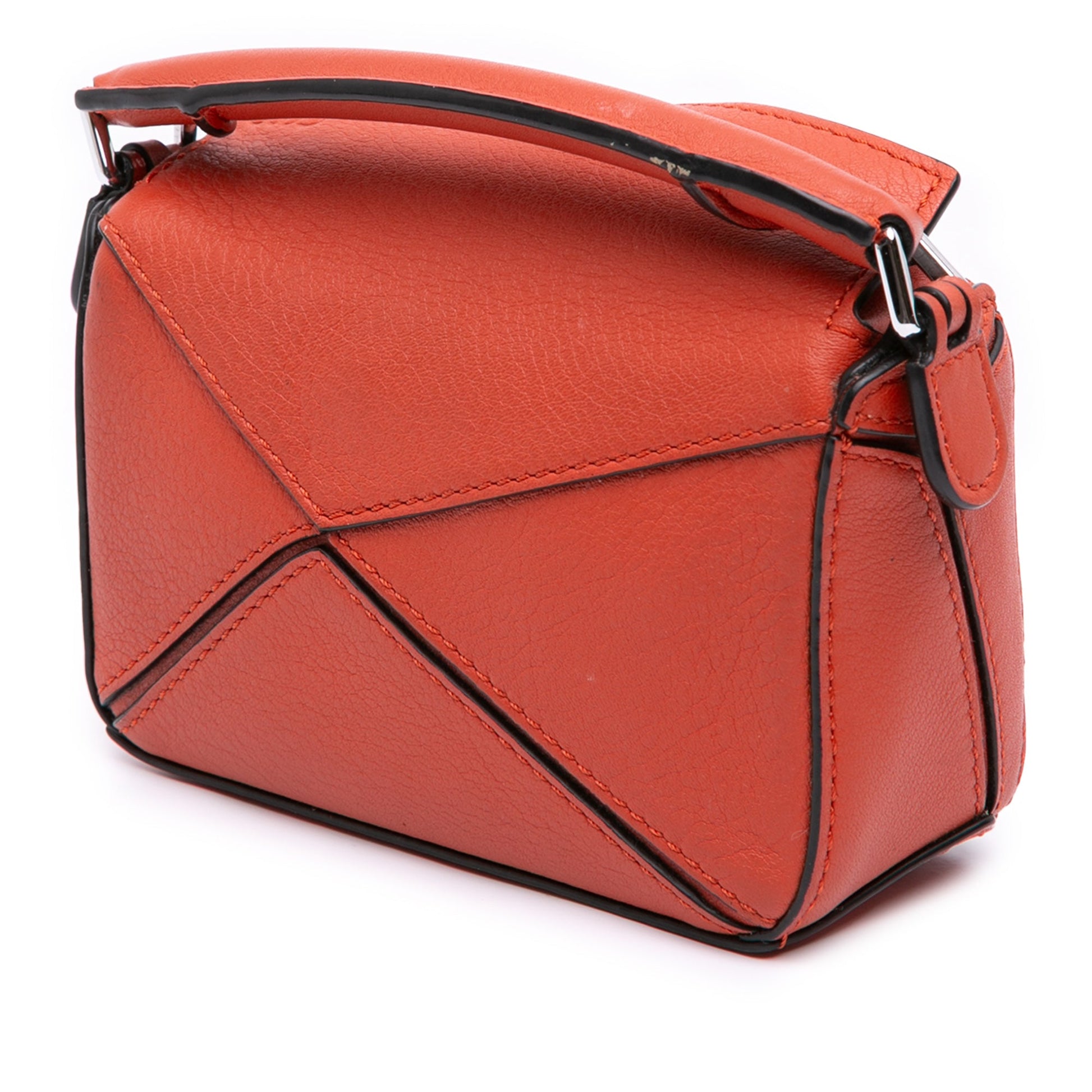 LOEWE Nano Calfskin Puzzle Satchel