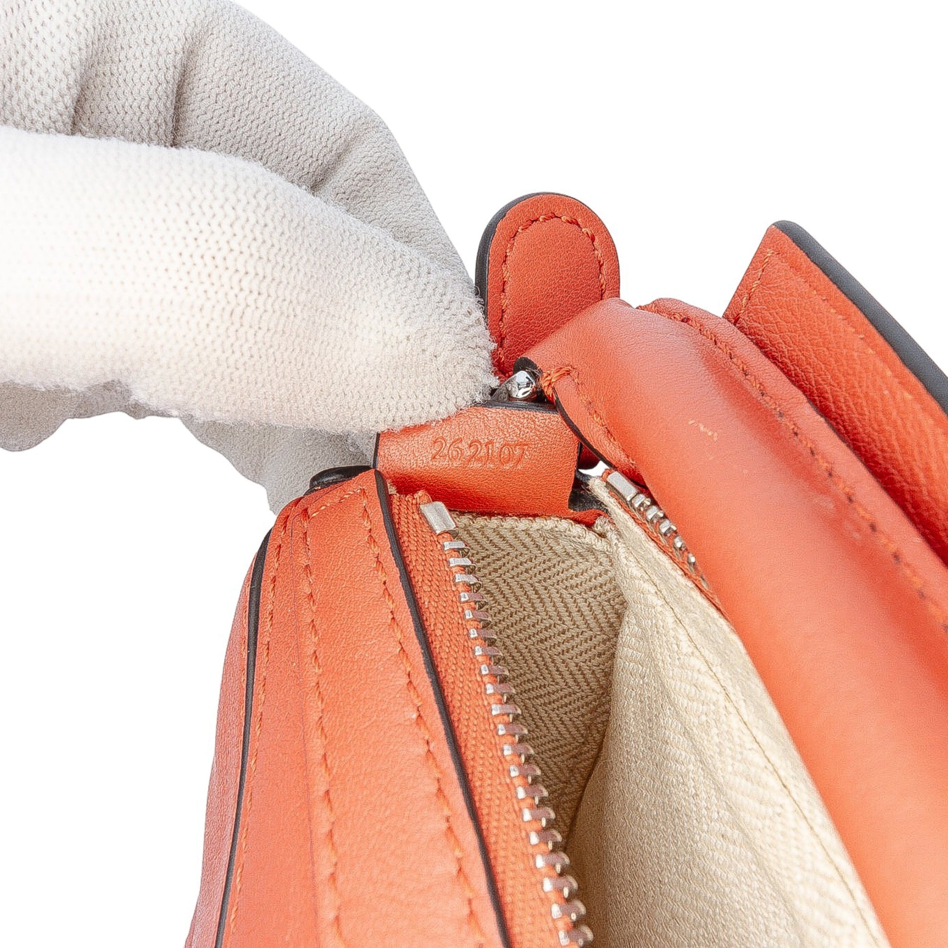 LOEWE Nano Calfskin Puzzle Satchel