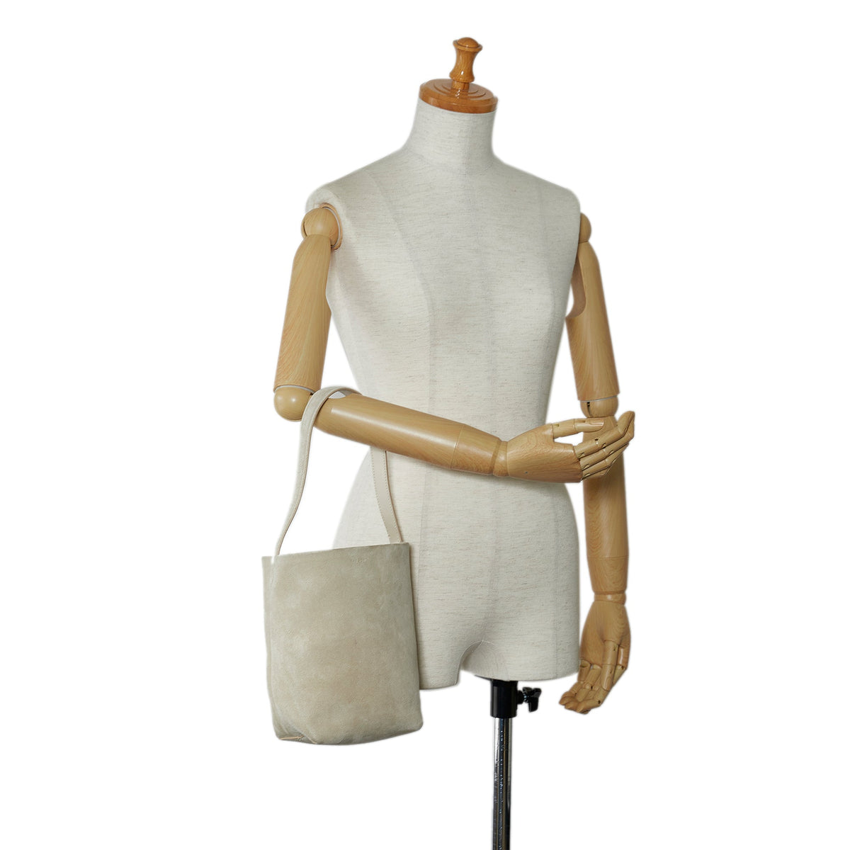 The Row Small N/S Park Suede Tote