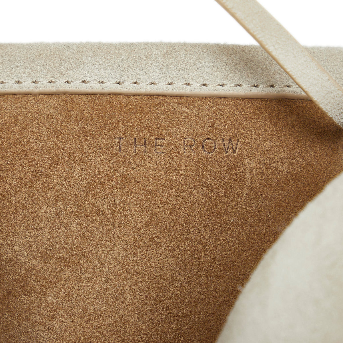 The Row Small N/S Park Suede Tote