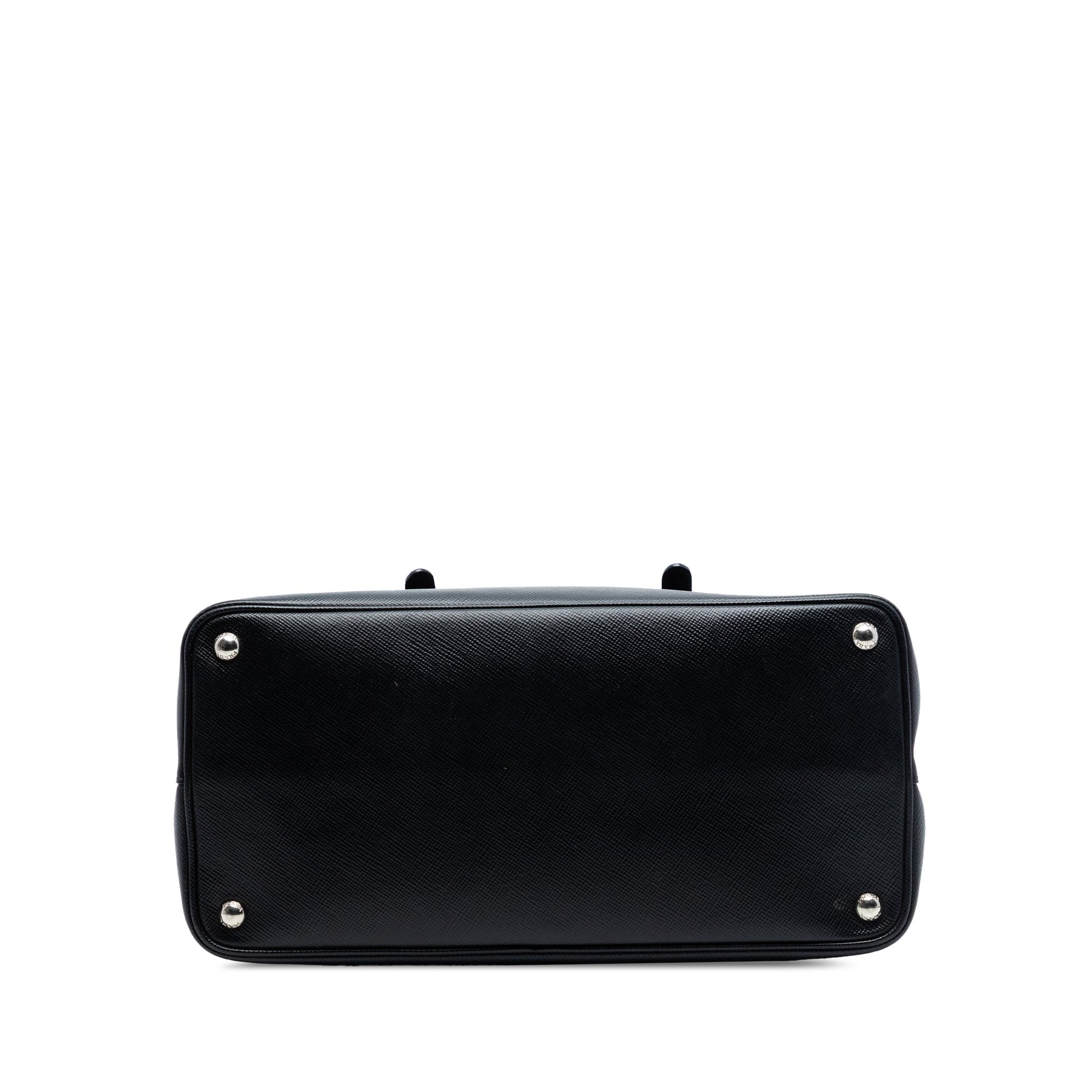 Prada Medium Saffiano Cuir Double Handle Satchel