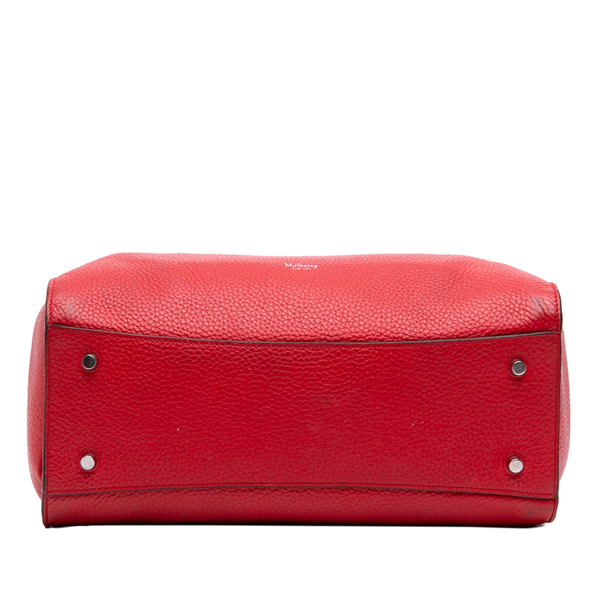 Mulberry Medium Grained Calfskin Iris Satchel
