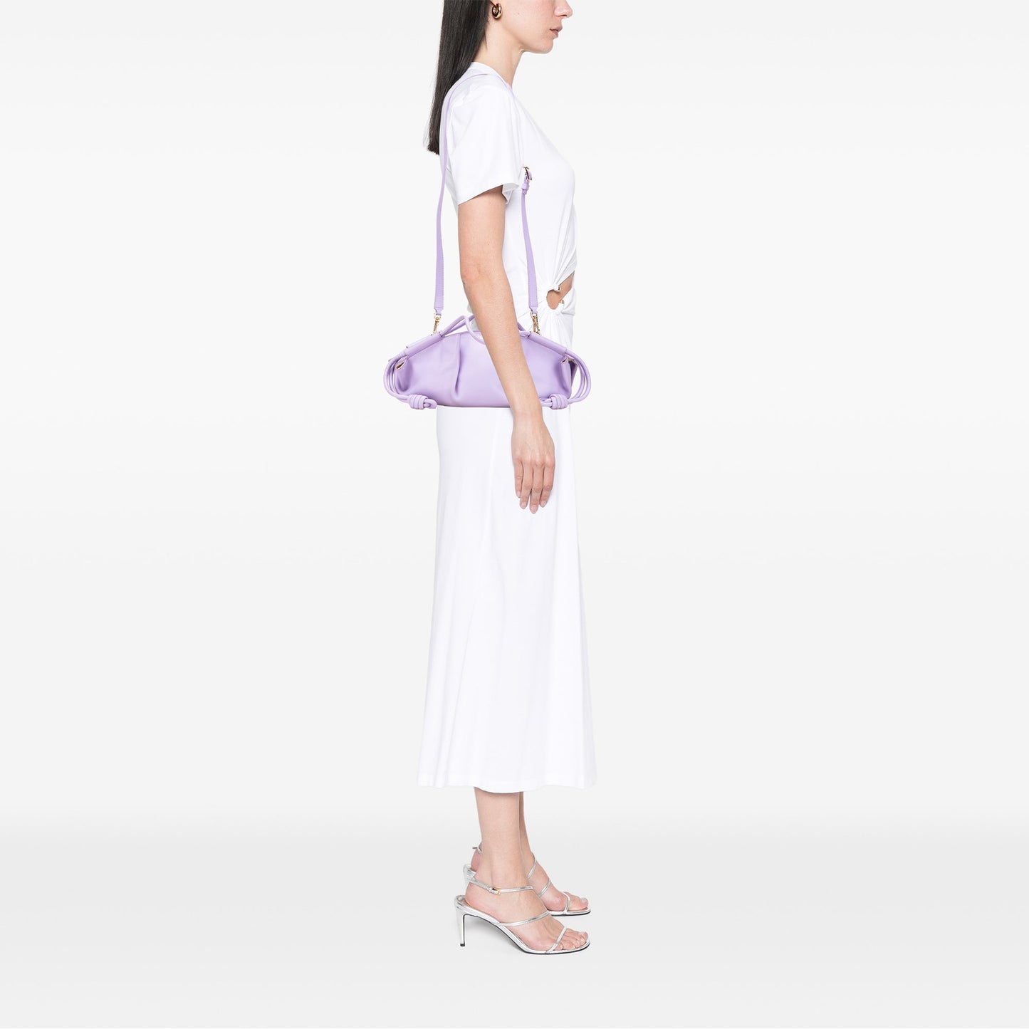 LOEWE Small Shiny Calfskin Paseo Satchel