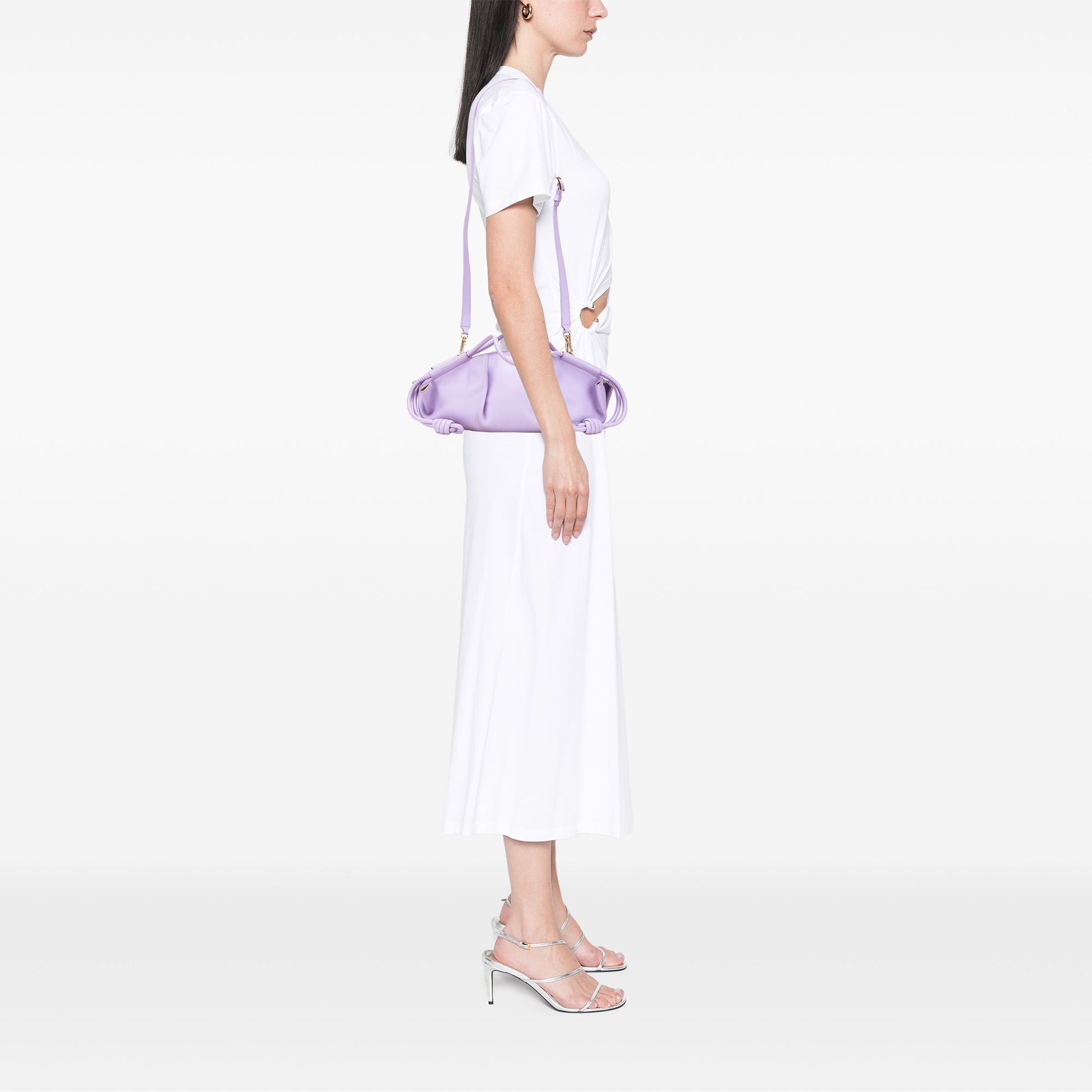 LOEWE Small Shiny Calfskin Paseo Satchel