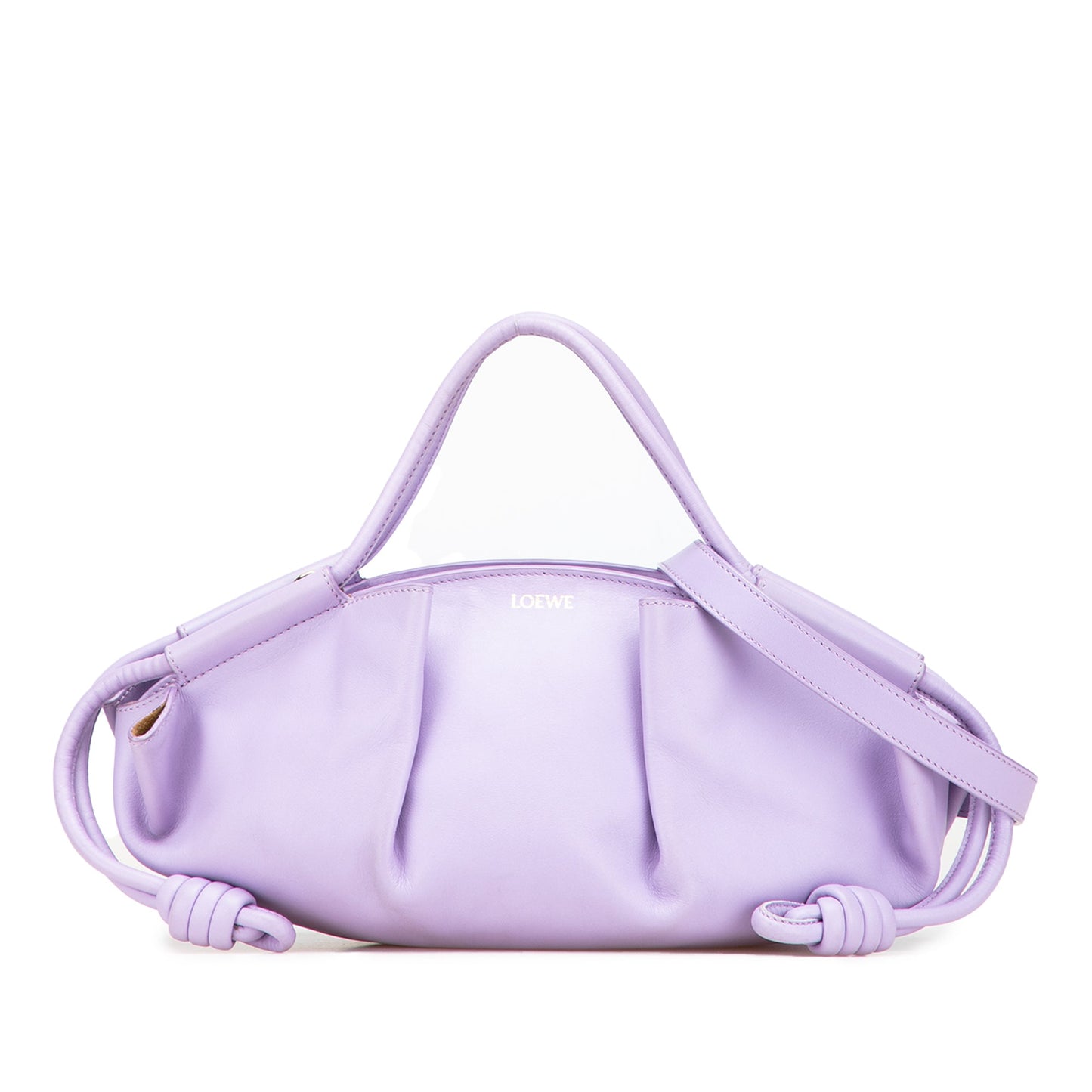 LOEWE Small Shiny Calfskin Paseo Satchel