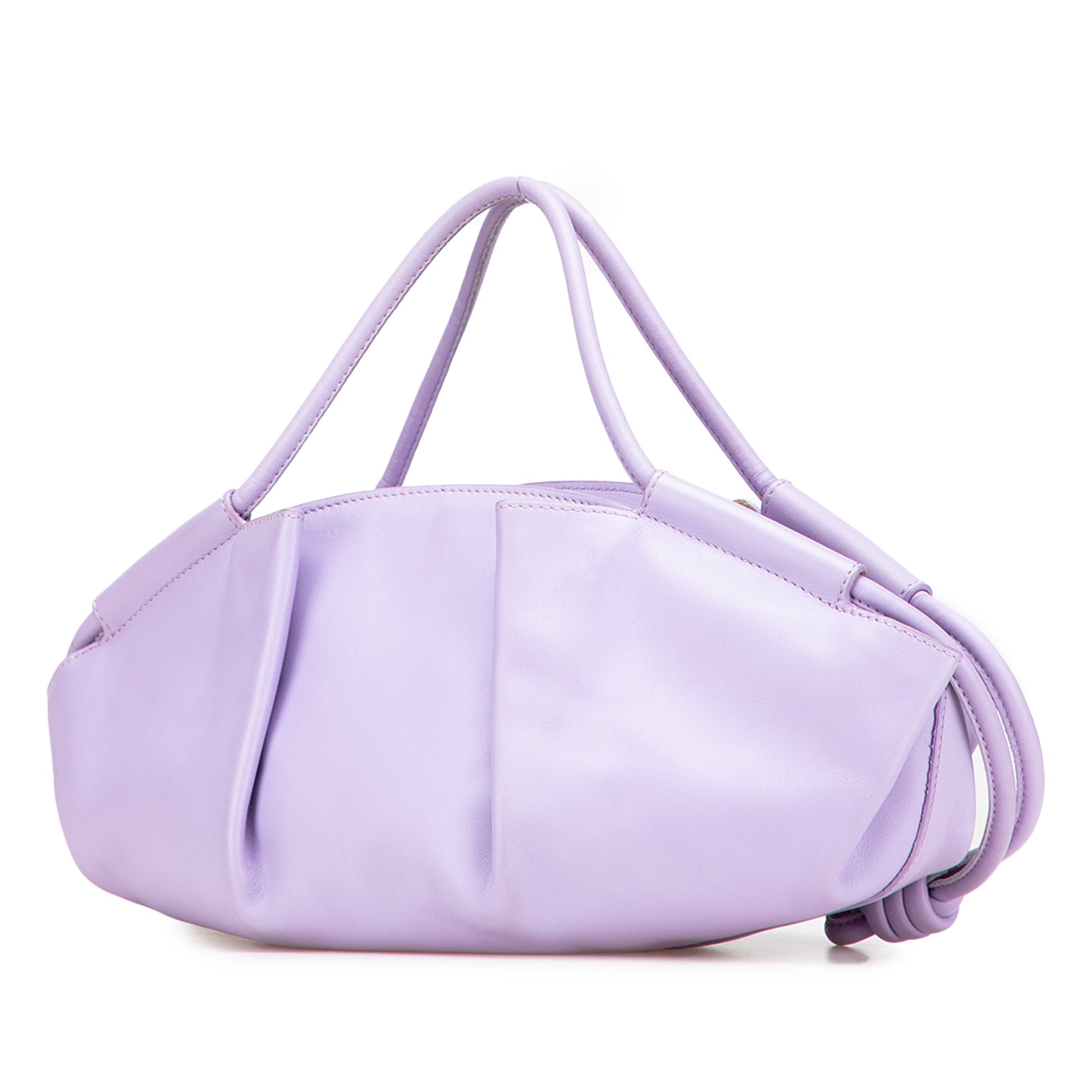 LOEWE Small Shiny Calfskin Paseo Satchel