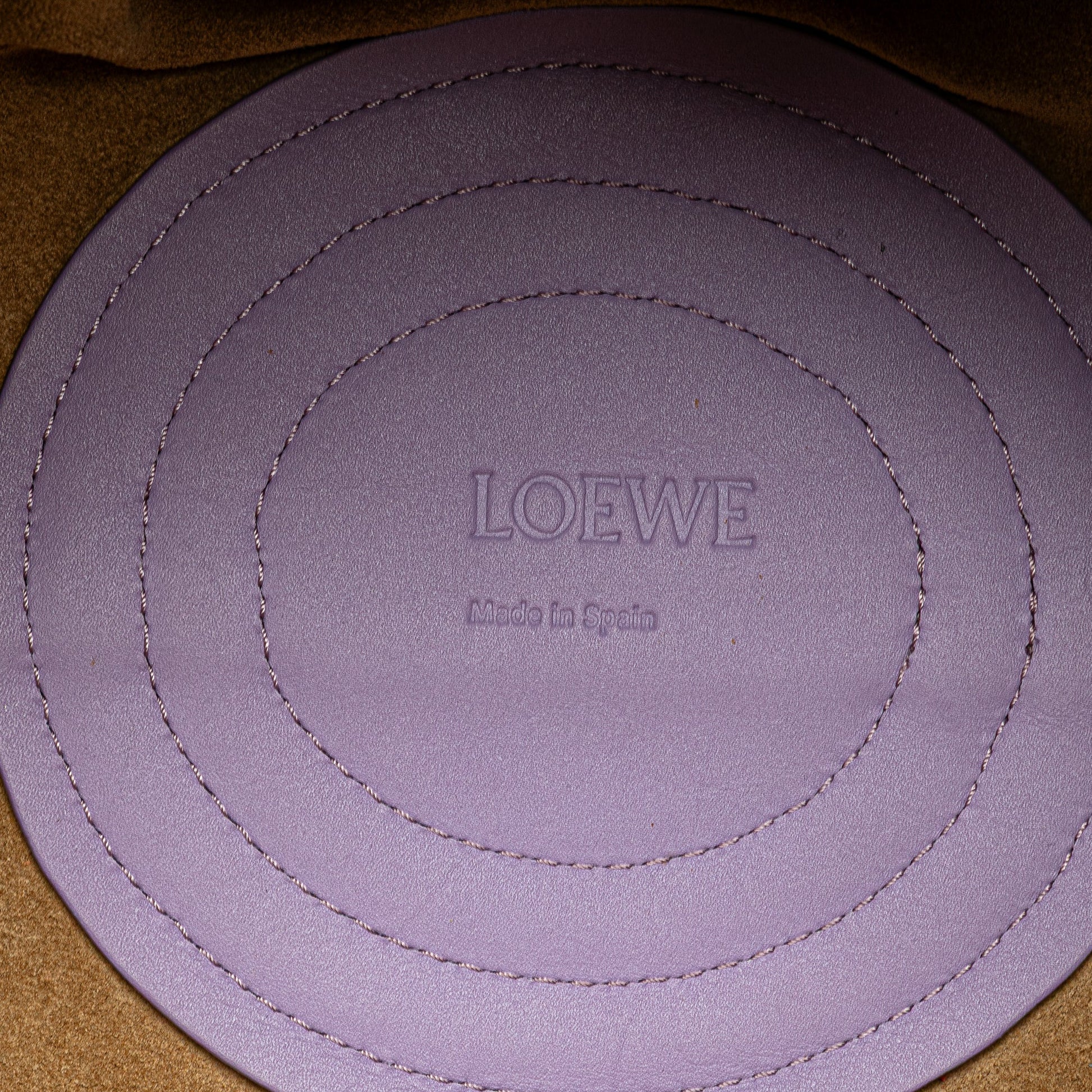 LOEWE Small Shiny Calfskin Paseo Satchel