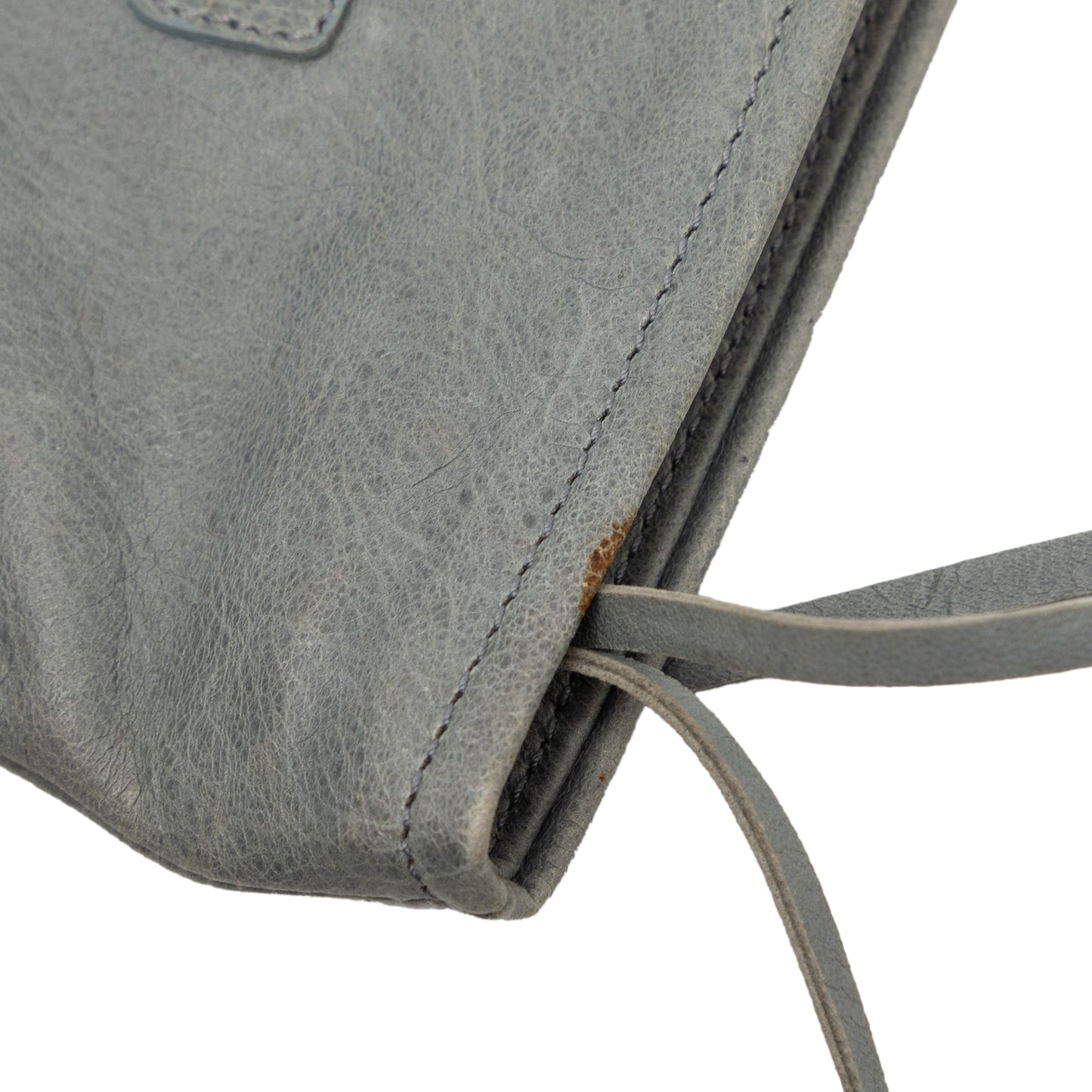 Balenciaga Lambskin Motocross Classic Clutch
