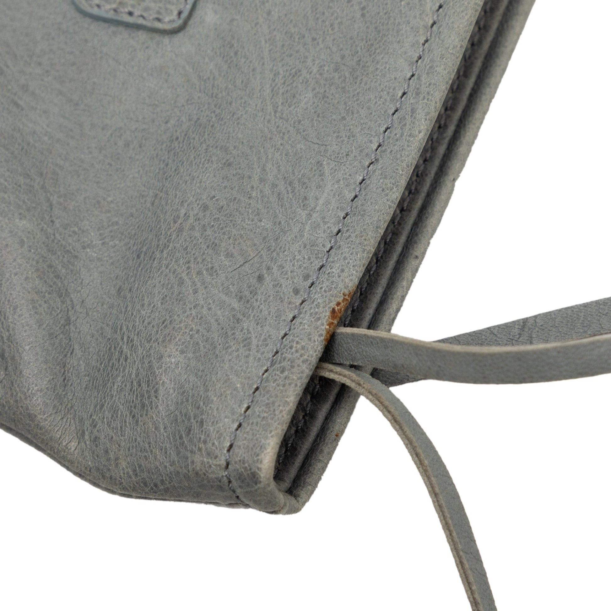 Balenciaga Lambskin Motocross Classic Clutch