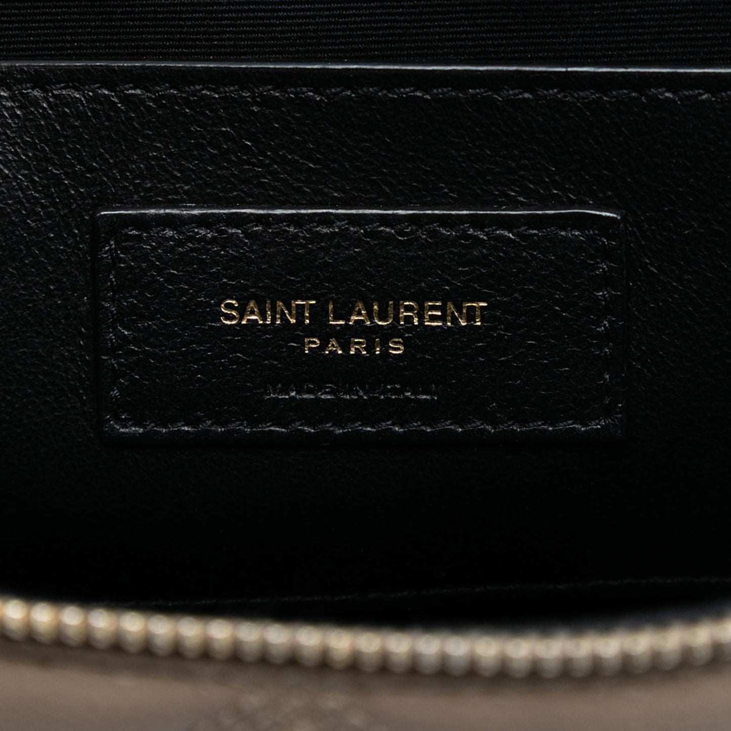 Saint Laurent Grain de Poudre Quilted 80s Vanity Bag