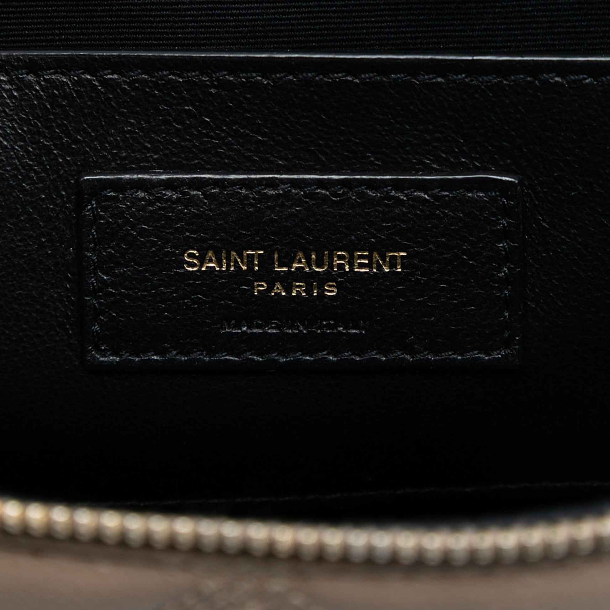 Saint Laurent Grain de Poudre Quilted 80s Vanity Bag