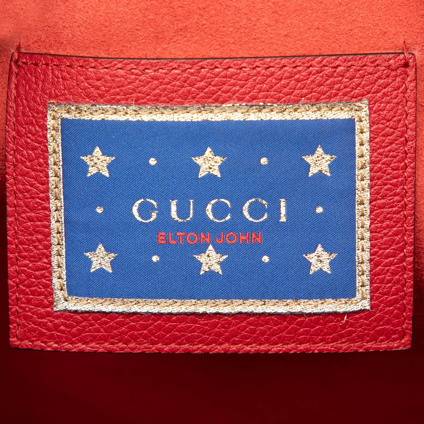 Gucci Elton John Large Calfskin Levon Goodbye Tote