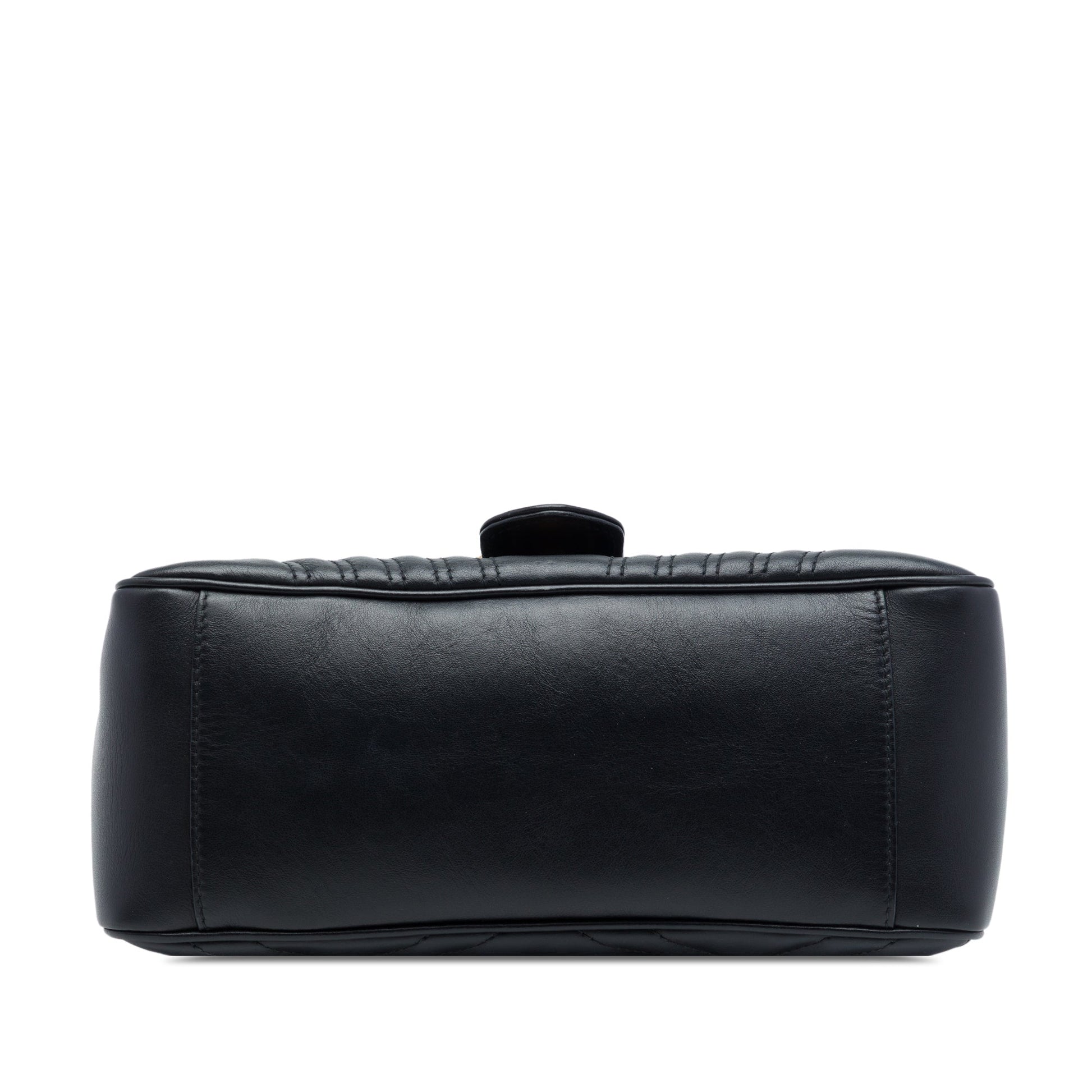 Gucci Small GG Marmont Matelasse Leather Top Handle Bag