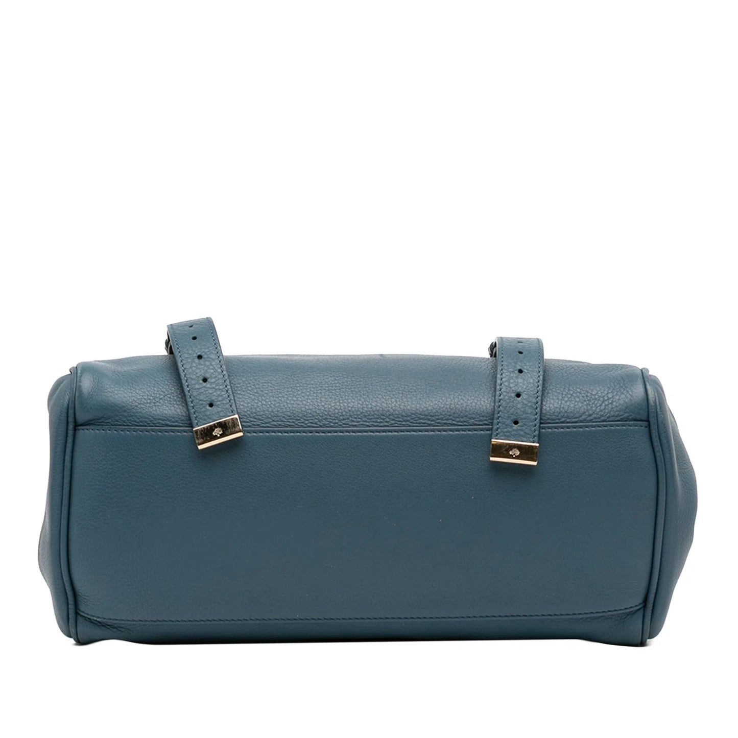 Grained Calfskin Studded Alexa Satchel