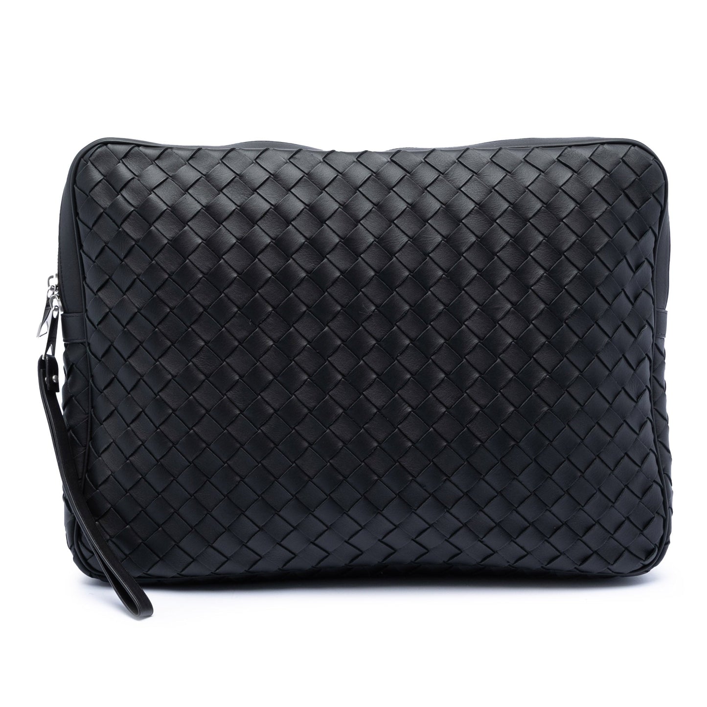Nappa Intrecciato Wristlet Clutch