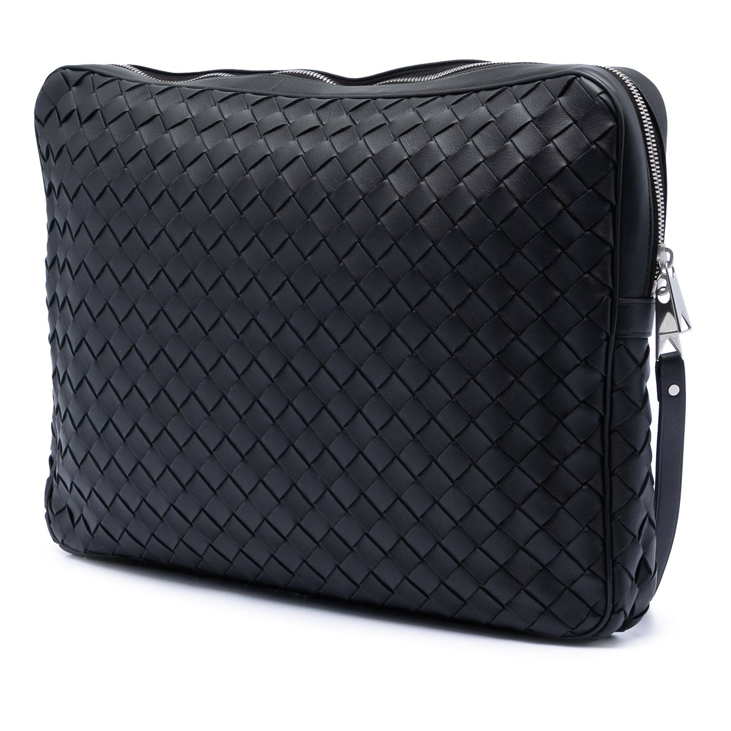 Nappa Intrecciato Wristlet Clutch