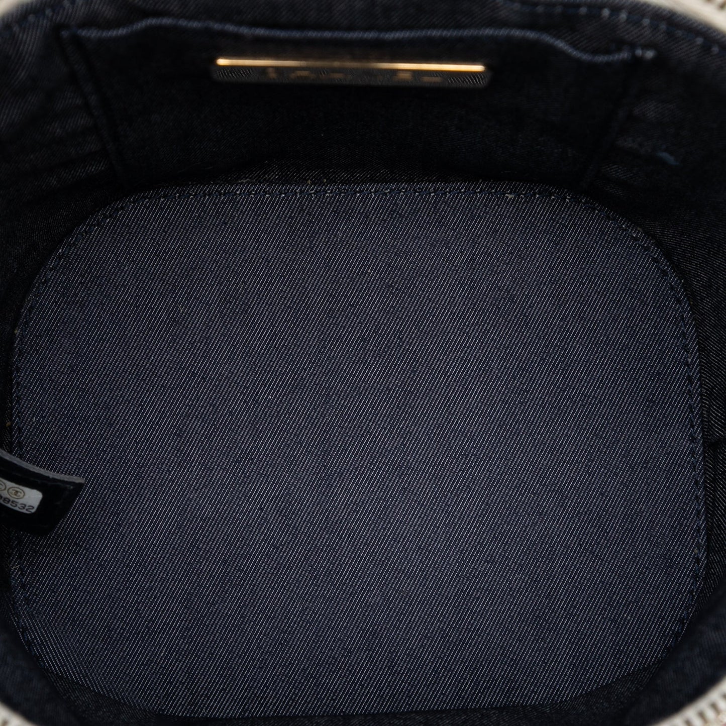 Chanel Tweed and Lambskin Vanity Cosmetic Case