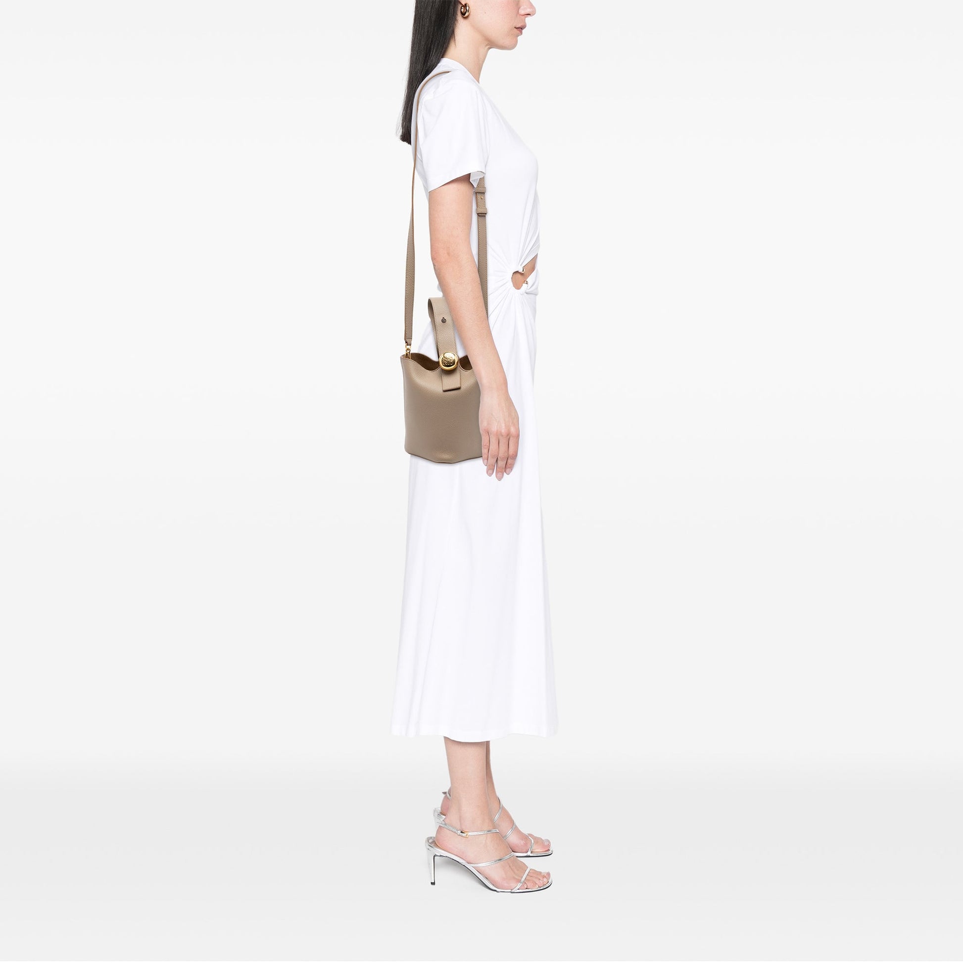 LOEWE Mini Soft Grained Calfskin Pebble Bucket Bag