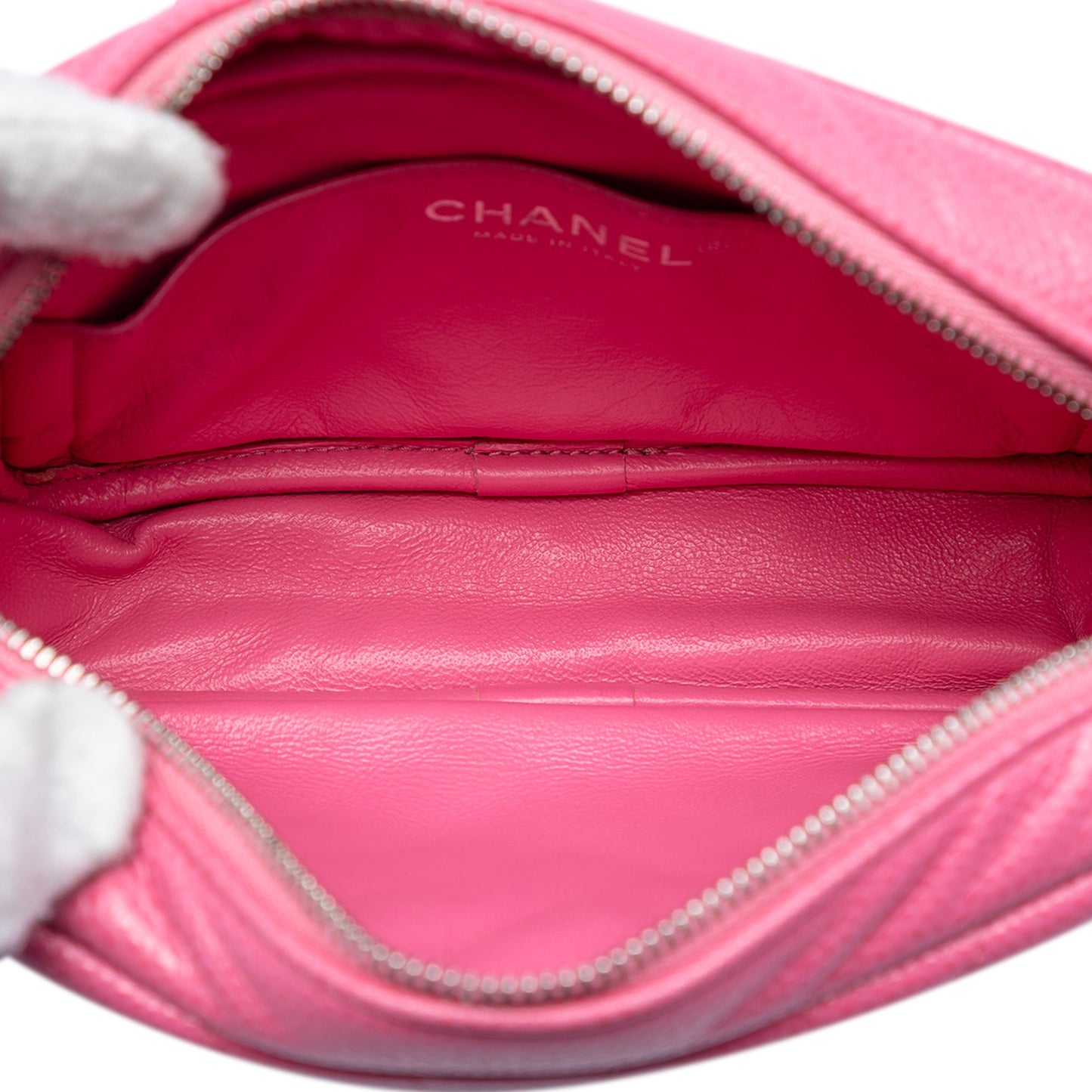 Chanel CC Chevron Caviar Camera Bag