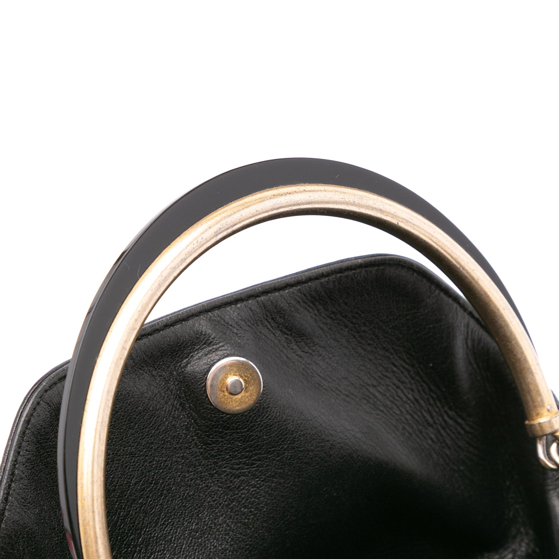 Chanel Quilted Chevron Lambskin Handle with Chic Bucket Bag