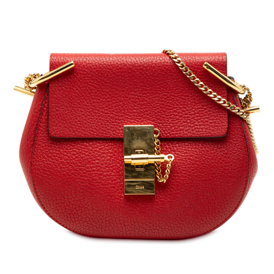 Chloé Small Leather Drew Crossbody
