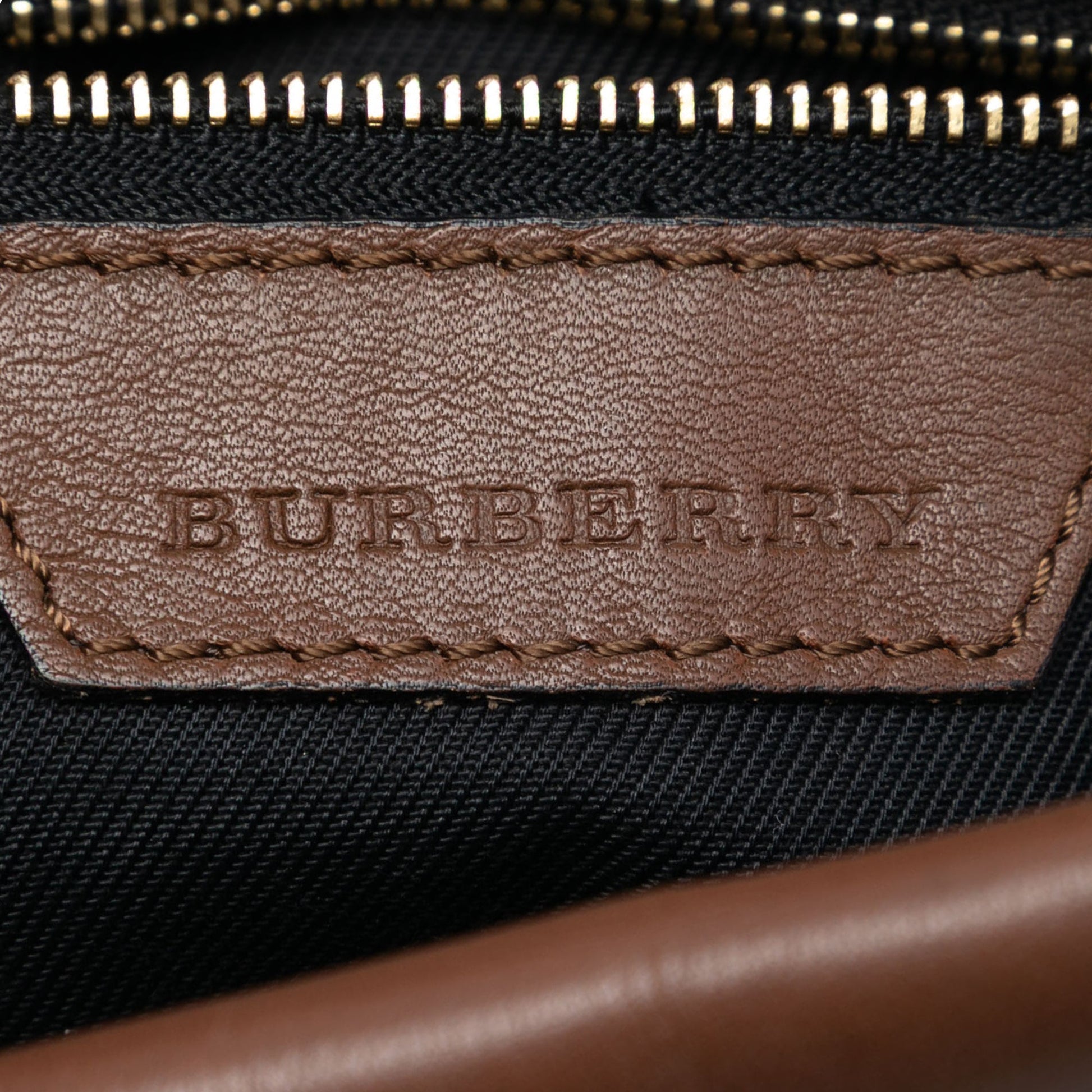 Burberry Haymarket Check Coated Canvas Leah Crossbody