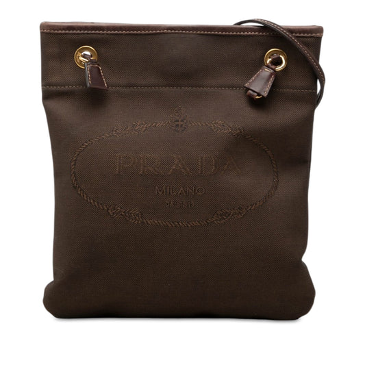 Prada Canvas Canapa Logo Crossbody