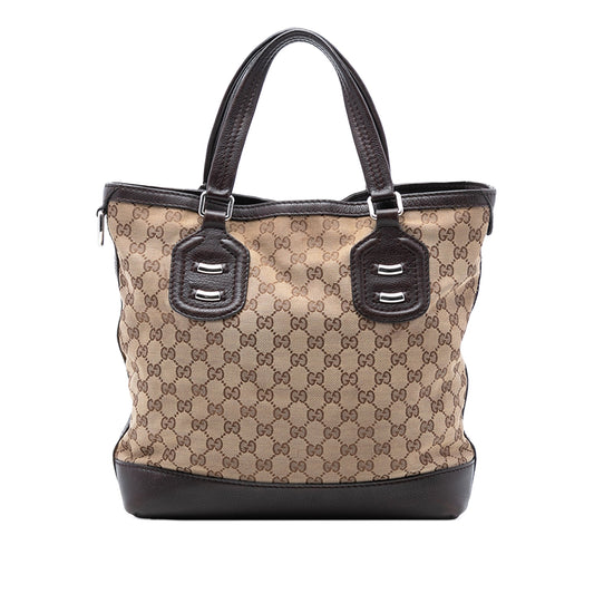 Gucci GG Canvas Techno Tag Tote