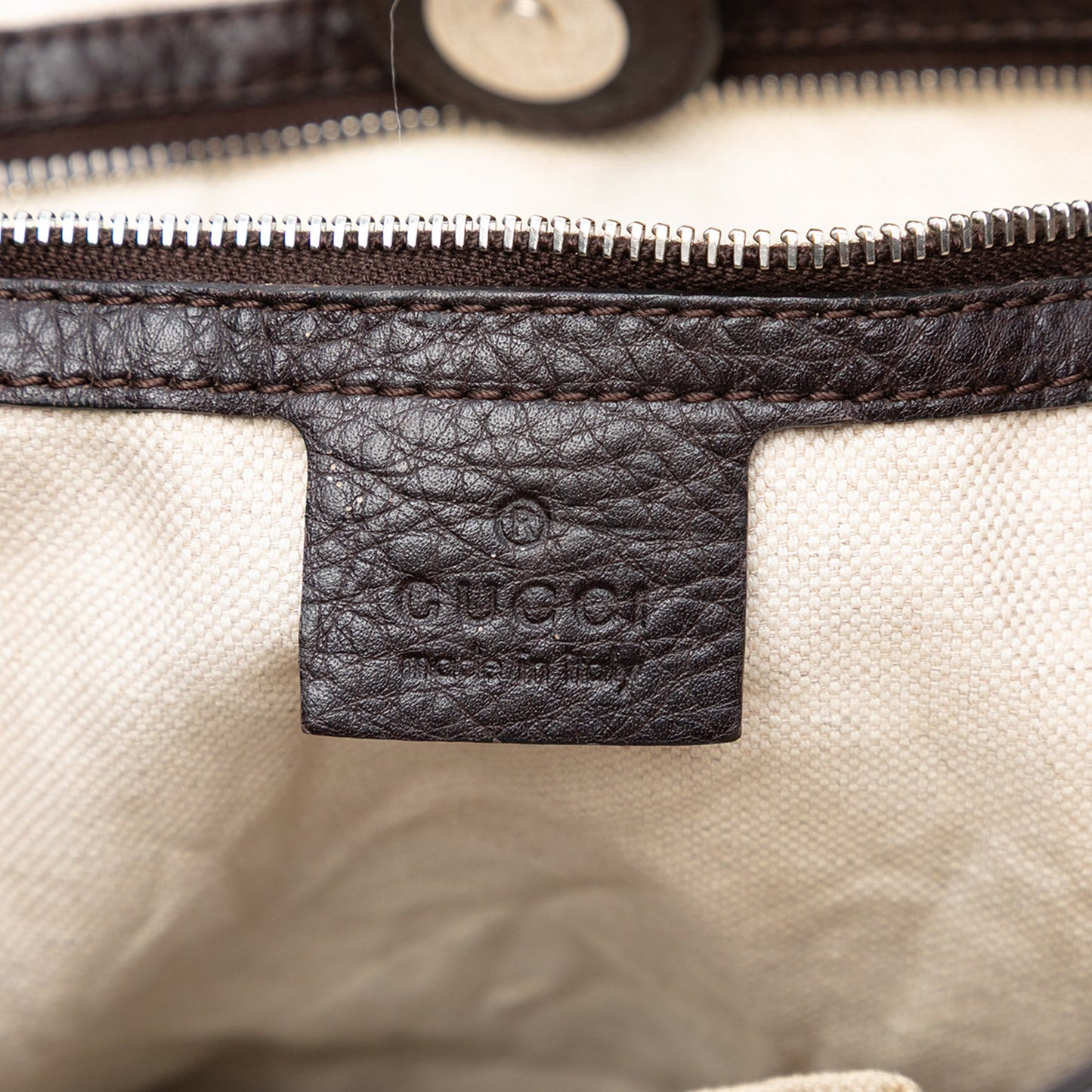 Gucci GG Canvas Techno Tag Tote
