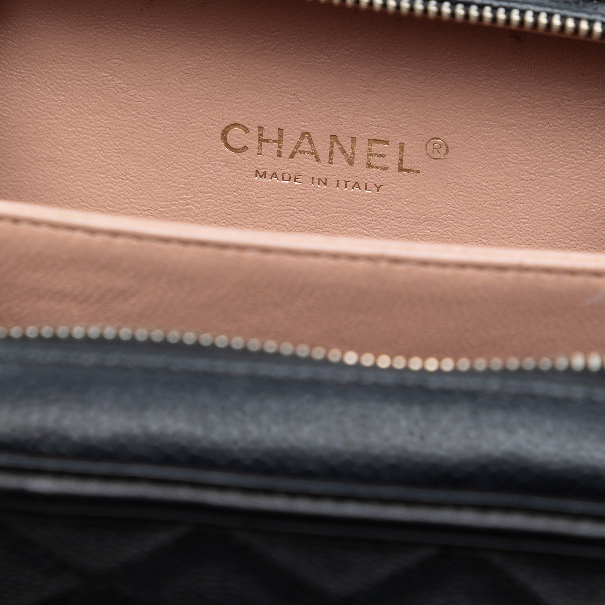 Chanel Small Caviar CC Filigree Vanity Case