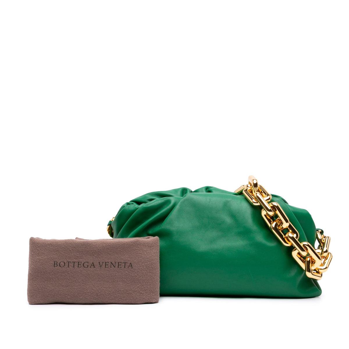 Bottega Veneta Lambskin Chain Pouch